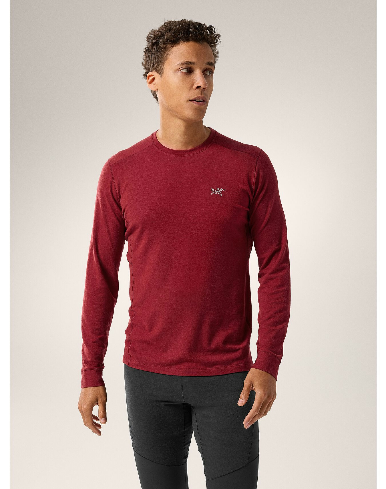 Rho Merino Wool Crew Neck LS Men's | Arc'teryx