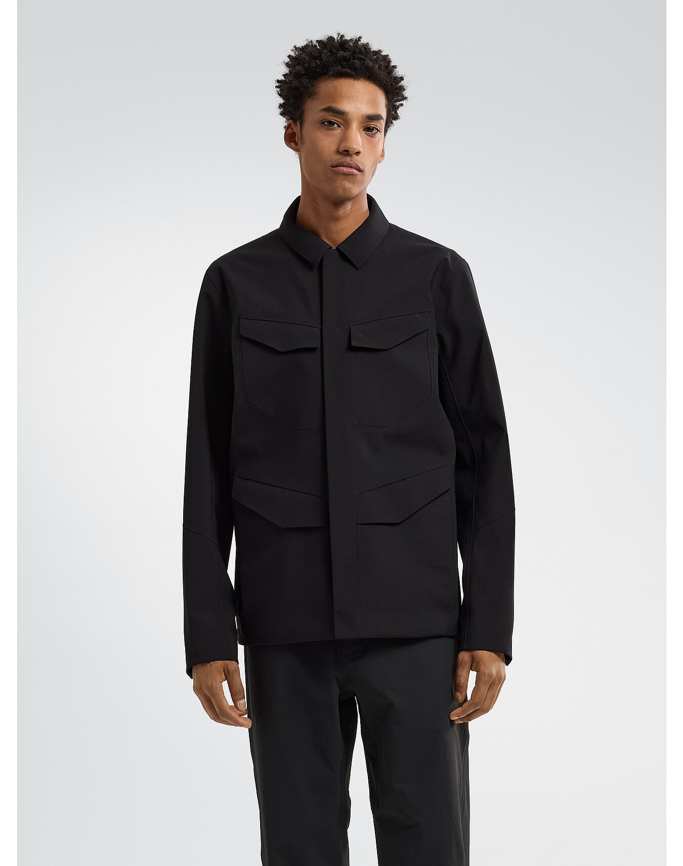 Field Softshell Tech Wool Overshirt Men's | Arc'teryx