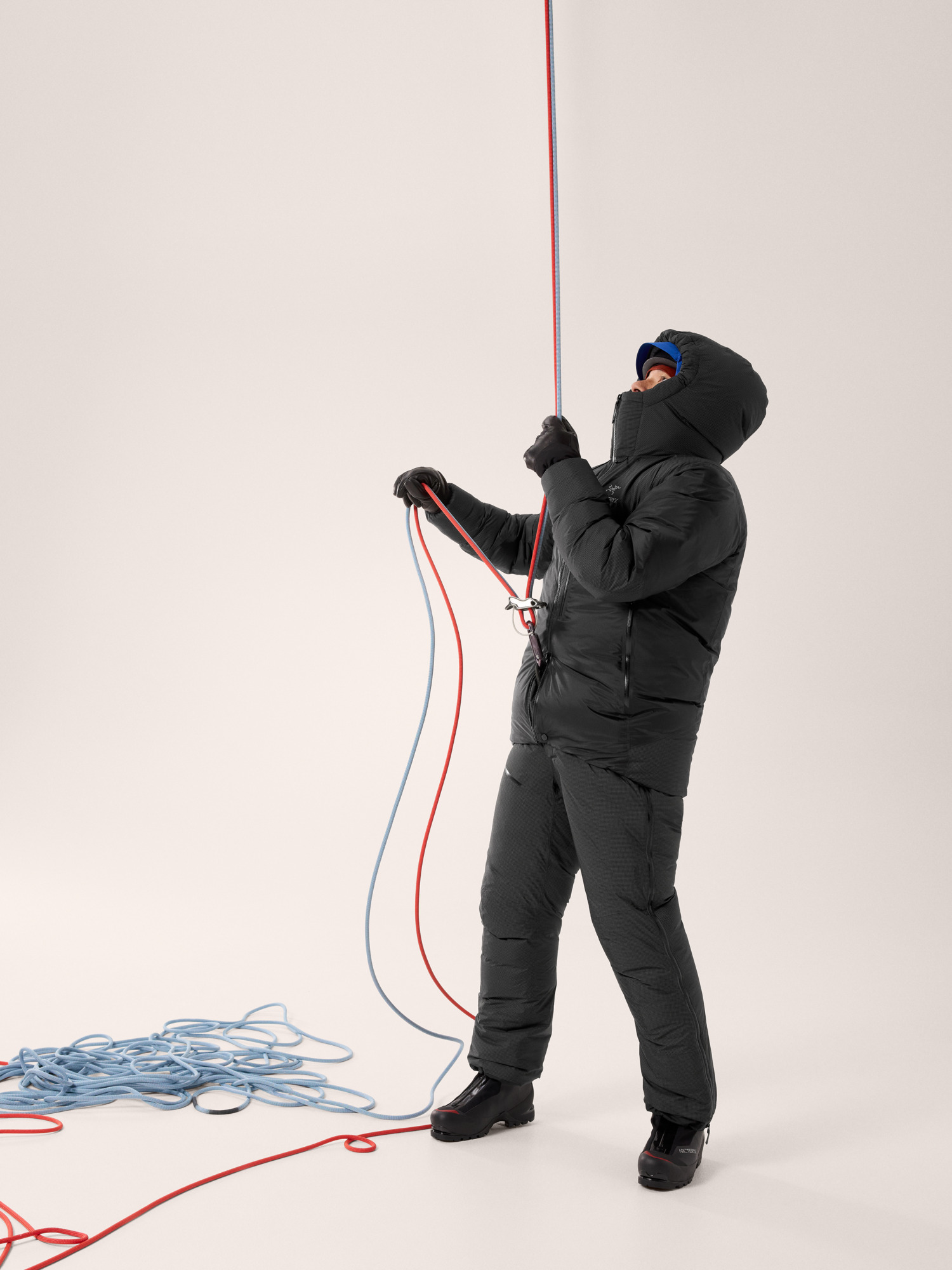 Alpha Parka Black Full Body