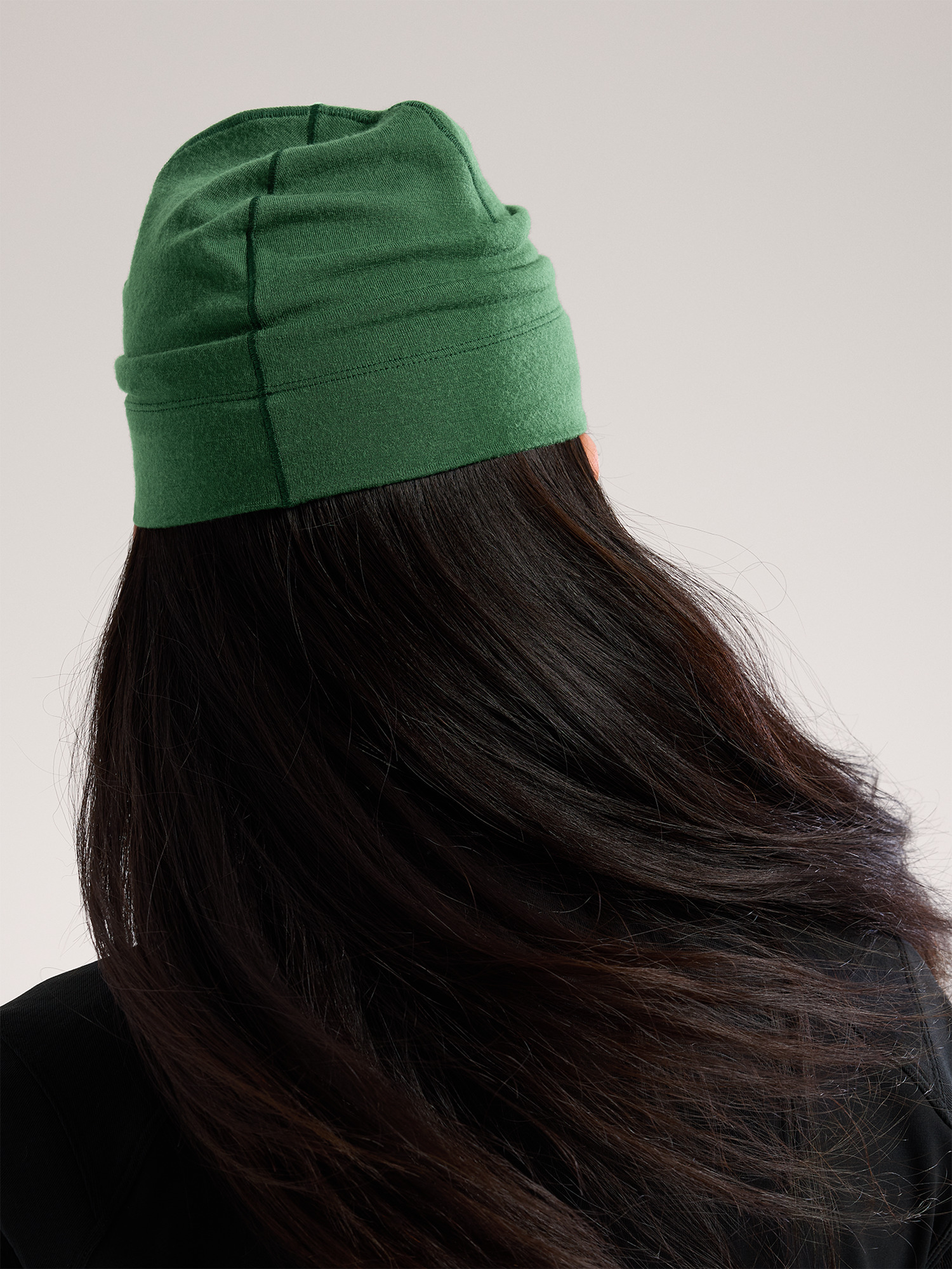 Rho Lightweight Wool Toque Eden Back View