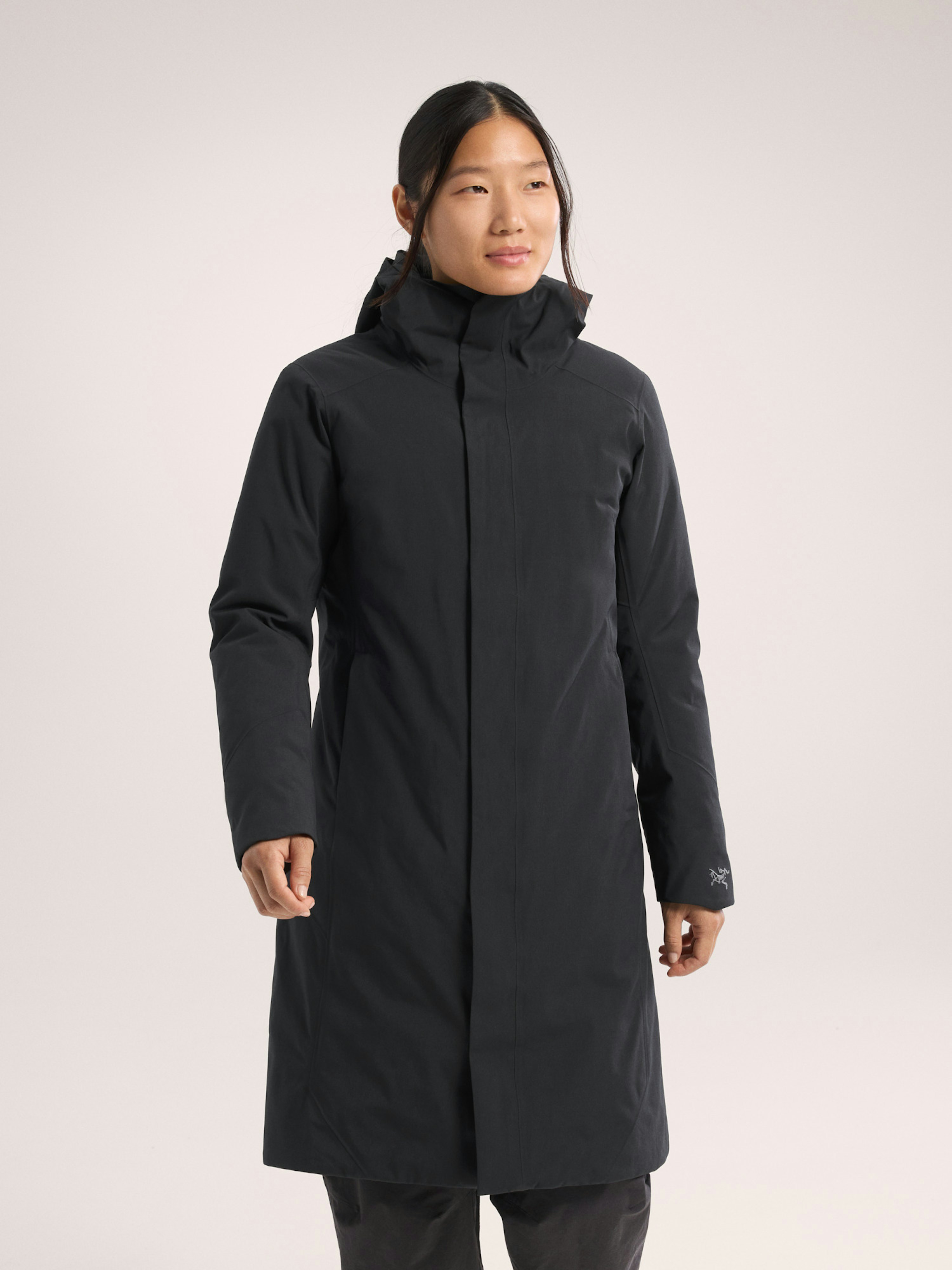 Patera Parka Women's Black Front View