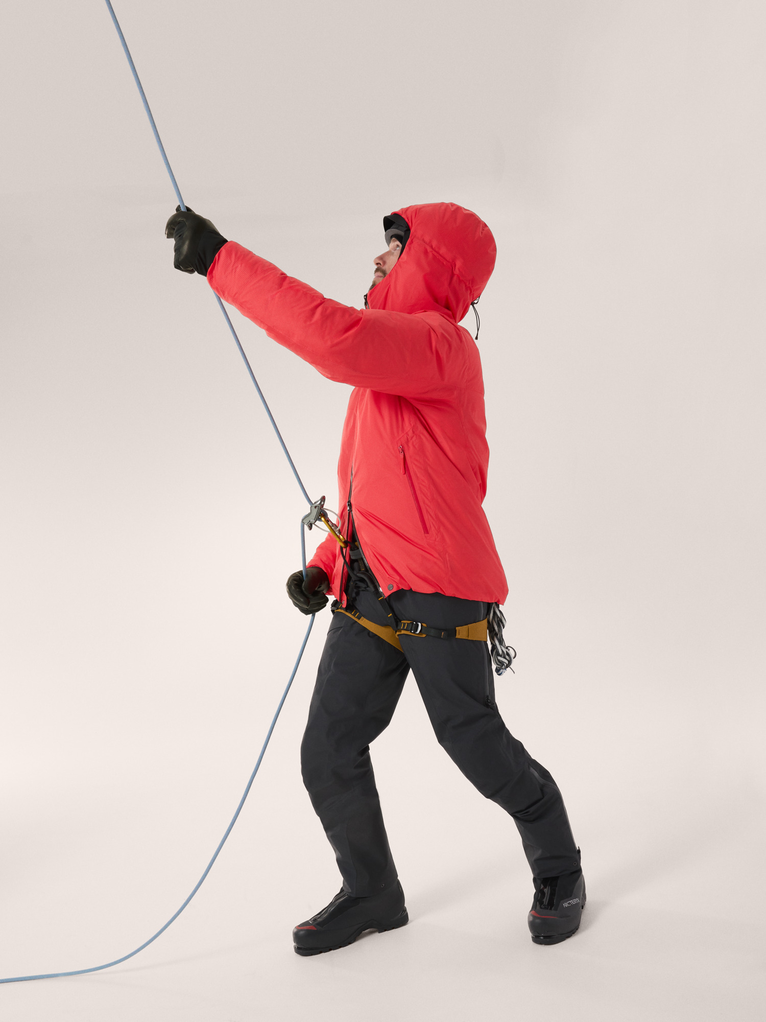 Alpha Lightweight Parka Men s Lt Tanager Full Body