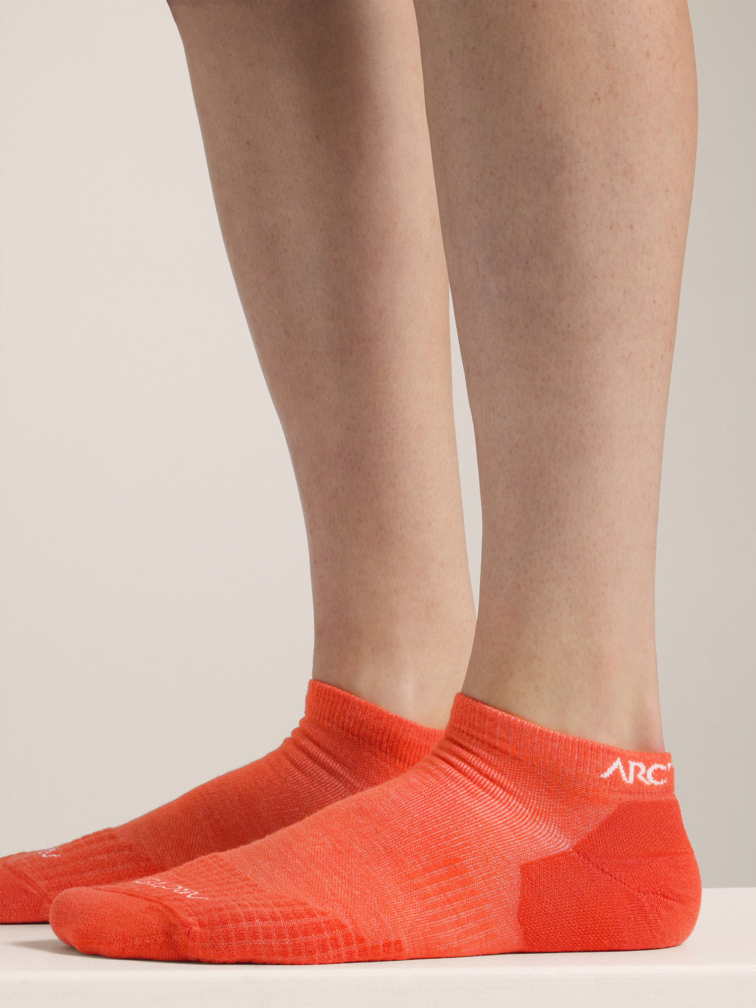 Merino Wool Low Cut Sock Dark Solaris Side View