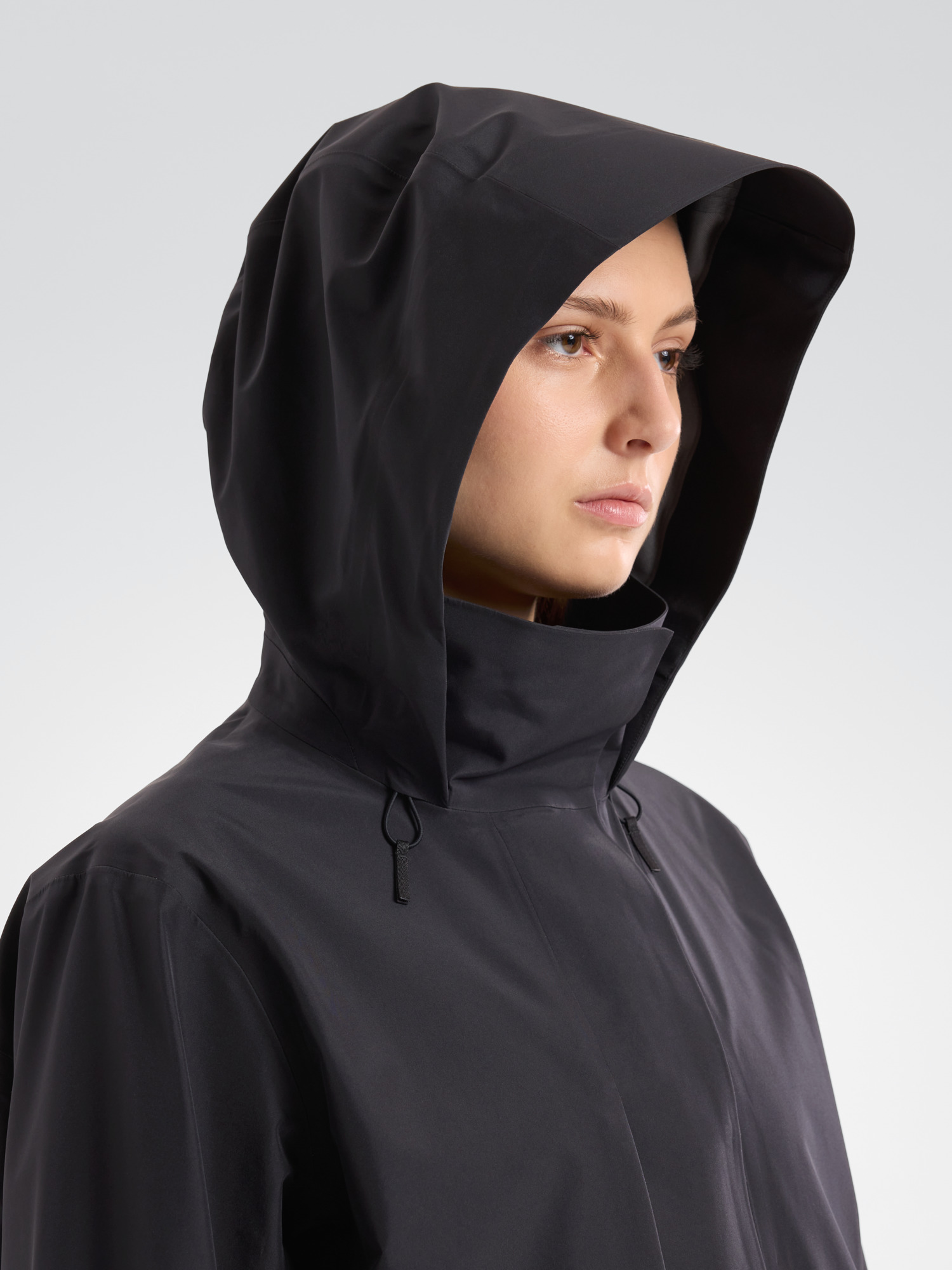 Ifora Coat Women's Black Detail 2