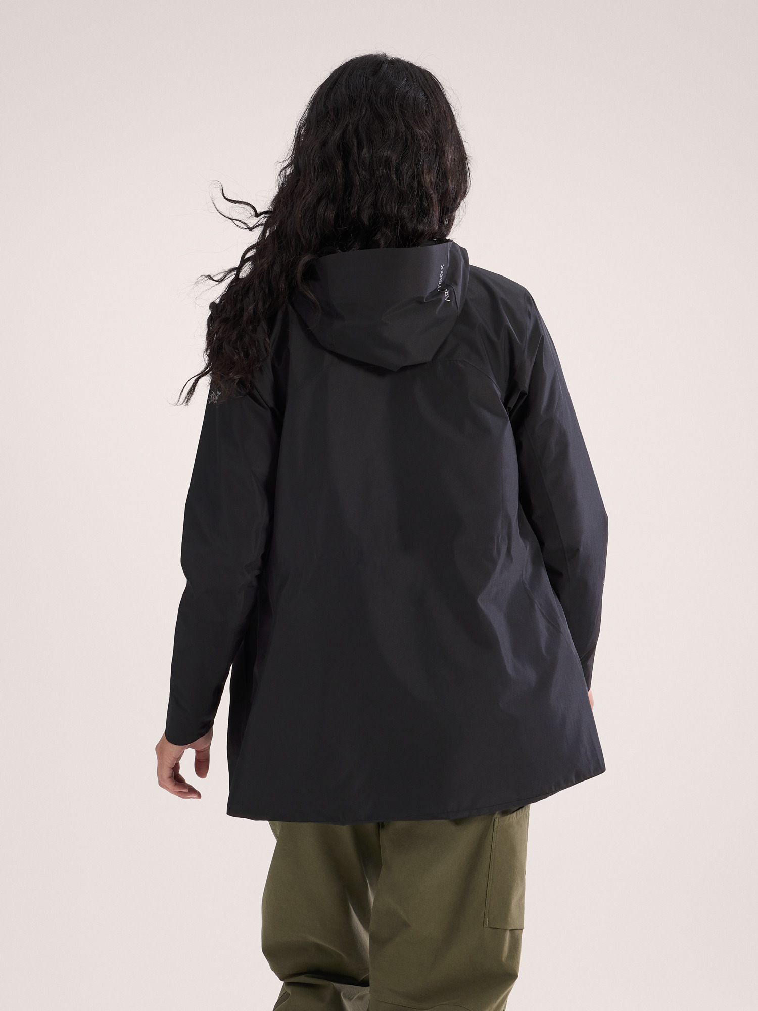 Solano Hoody Women's Black Back View