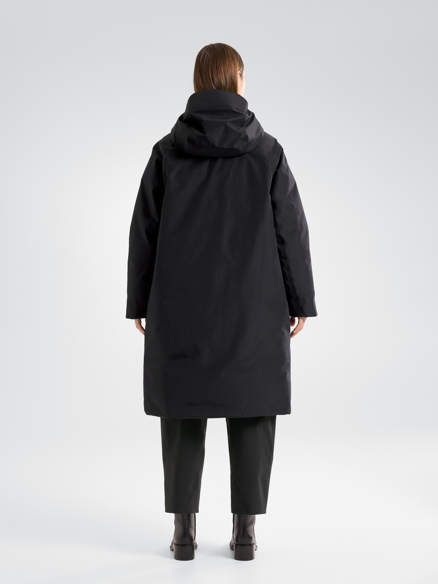 Ifora Down Parka Women's Black Back View