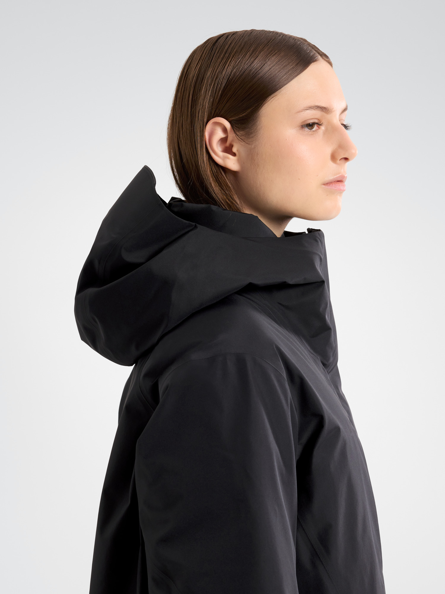 Ifora Down Parka Women's Black Detail 1