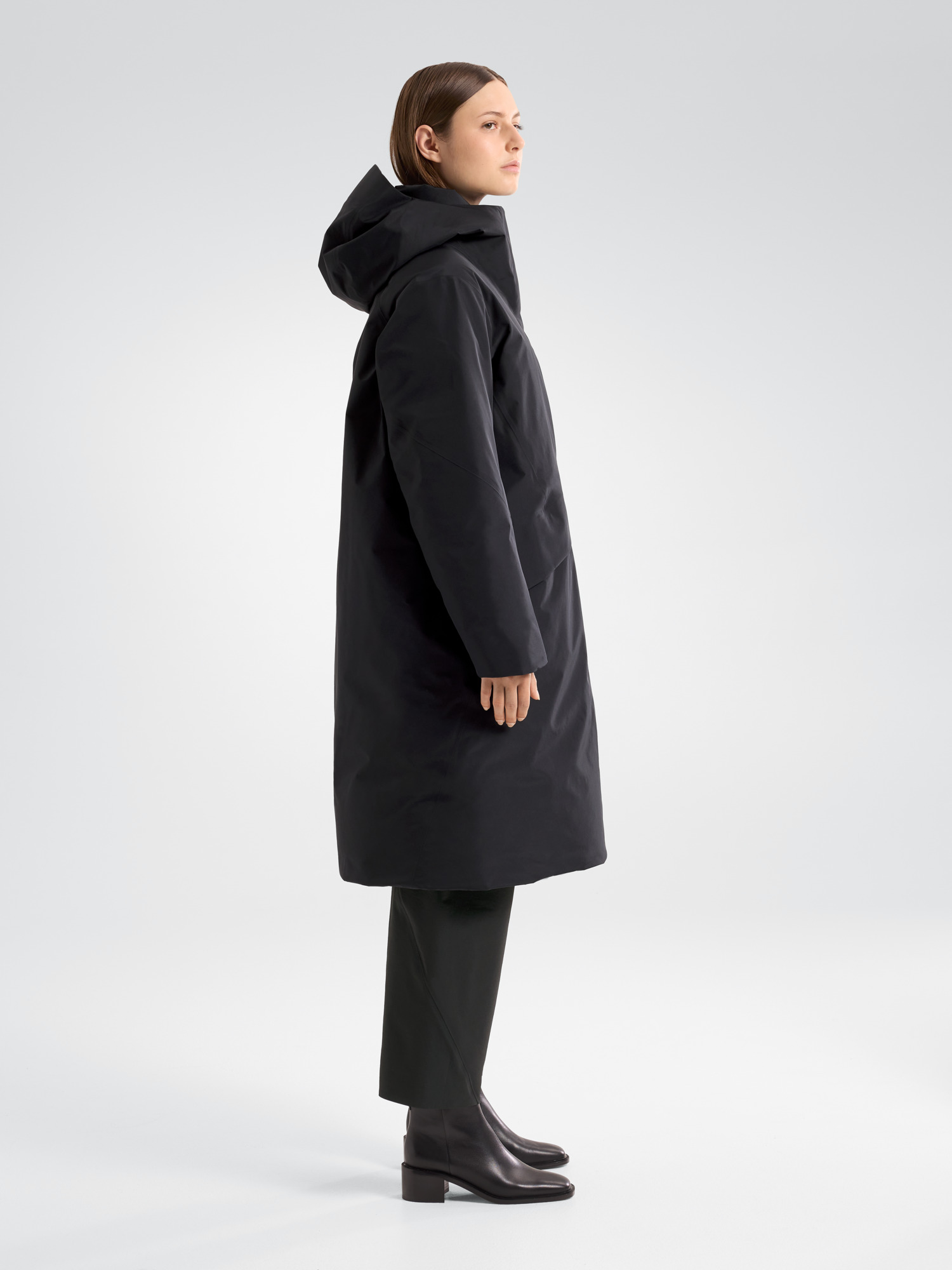 Ifora Down Parka Women's Black Side View