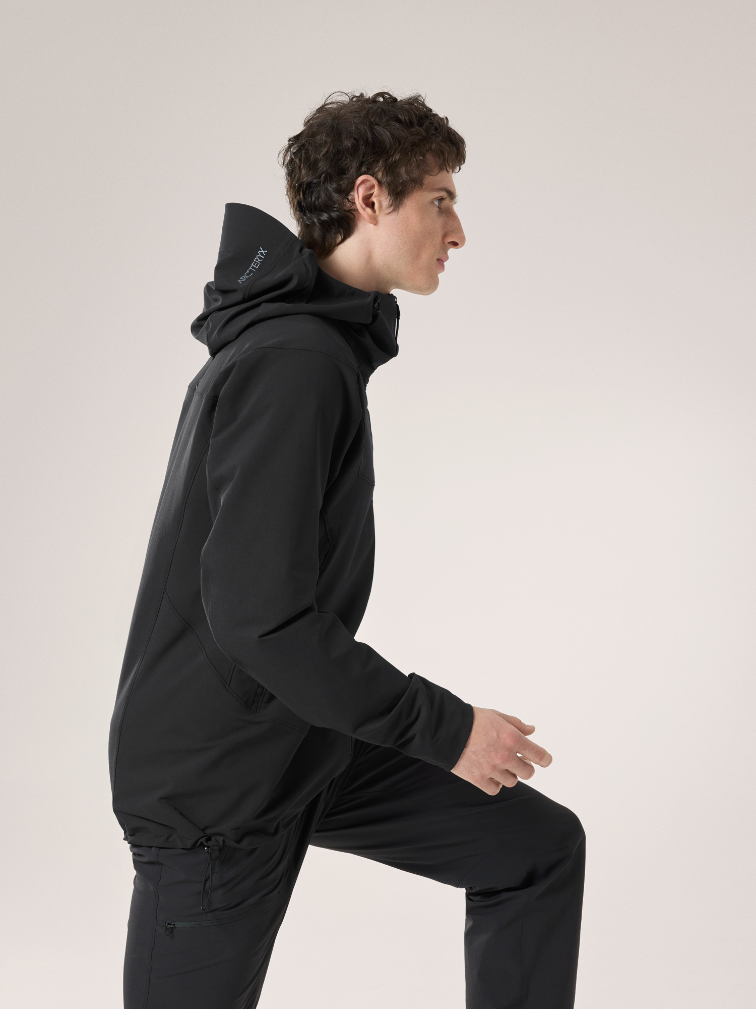 ARC'TERYX◇Gamma Hoody おさな M/マウンテンパーカ/S/ポリエステル/GRY/無地/x00000746510