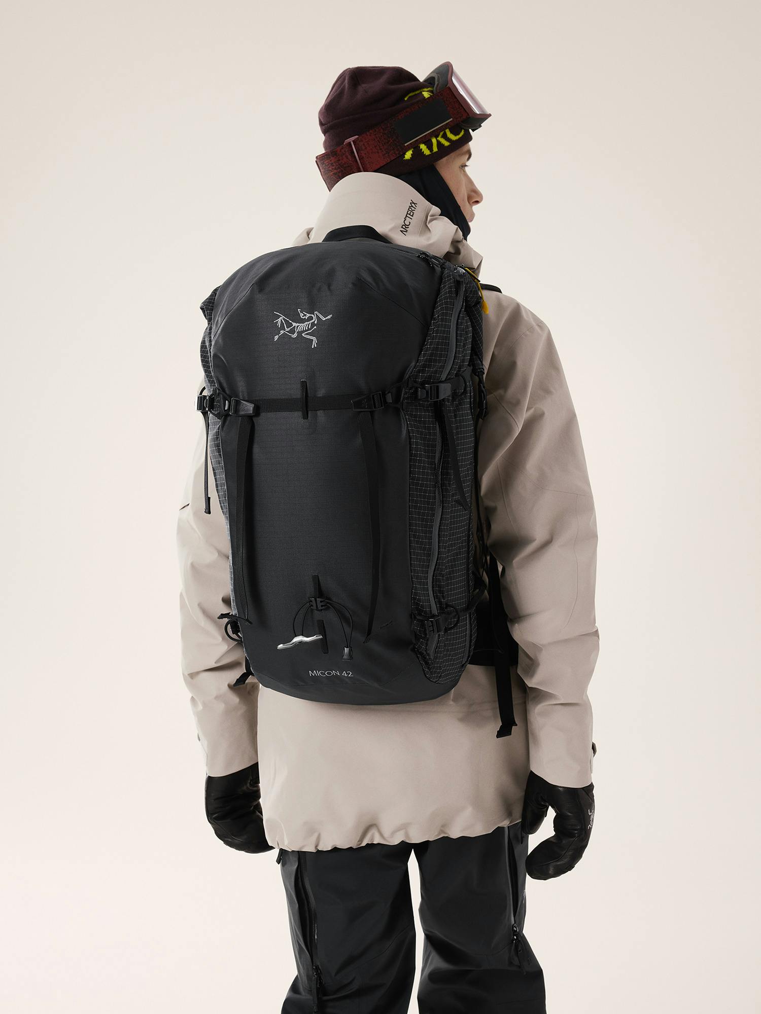 Micon 42 Backpack Black Front View
