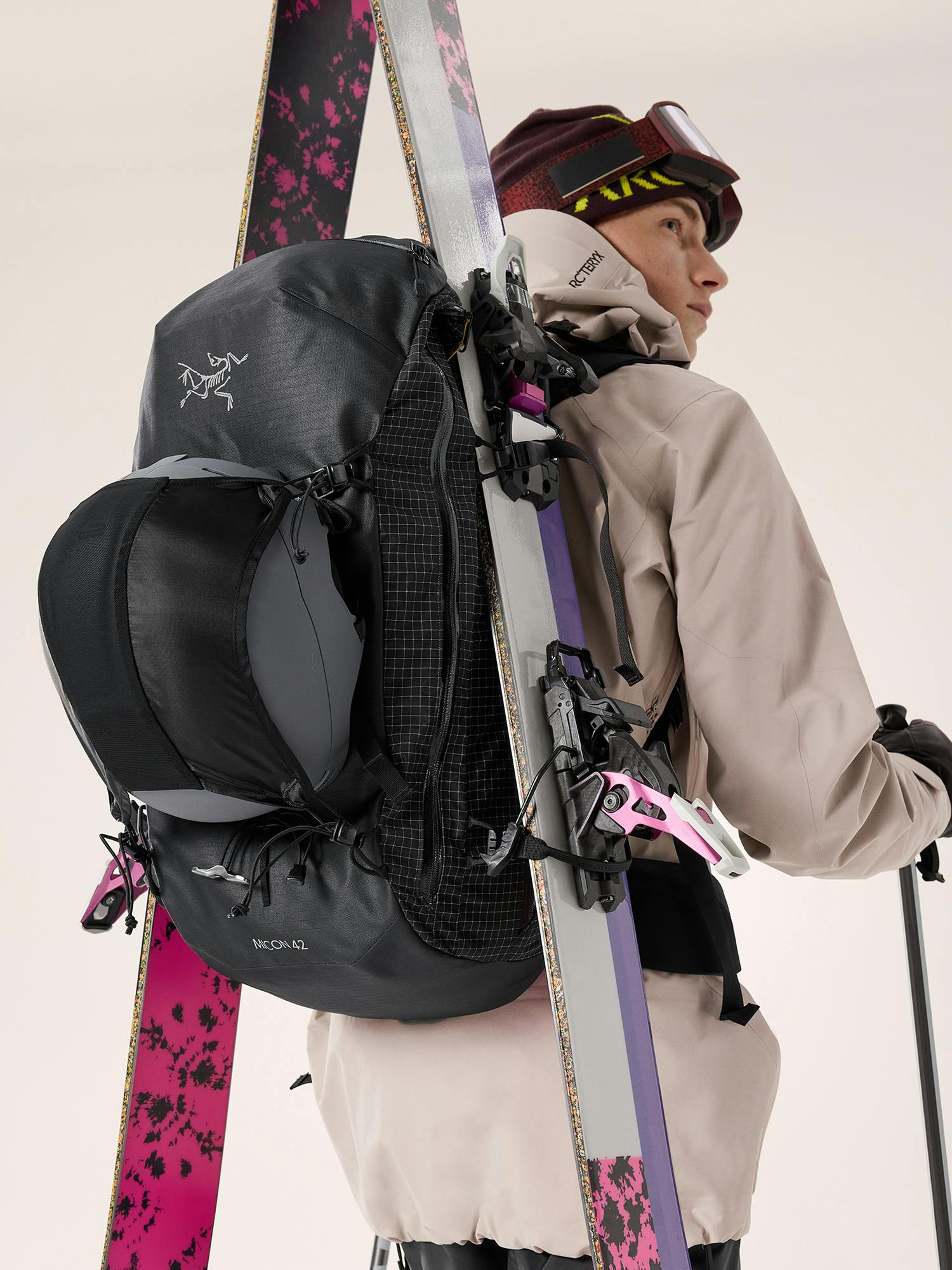 Micon 42 Backpack Black Ski Carry A Frame