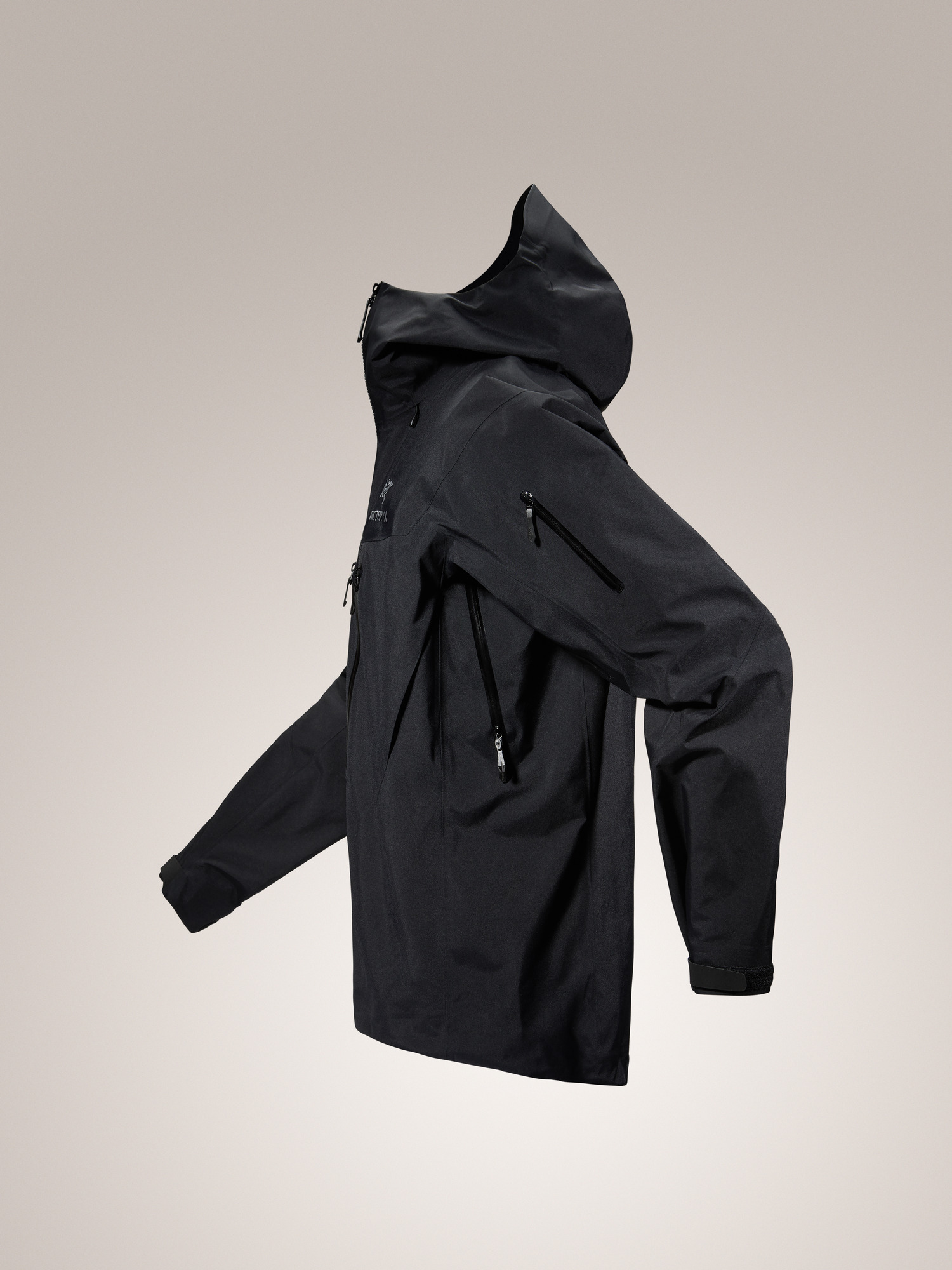 Alpha SV Jacket Black Profile
