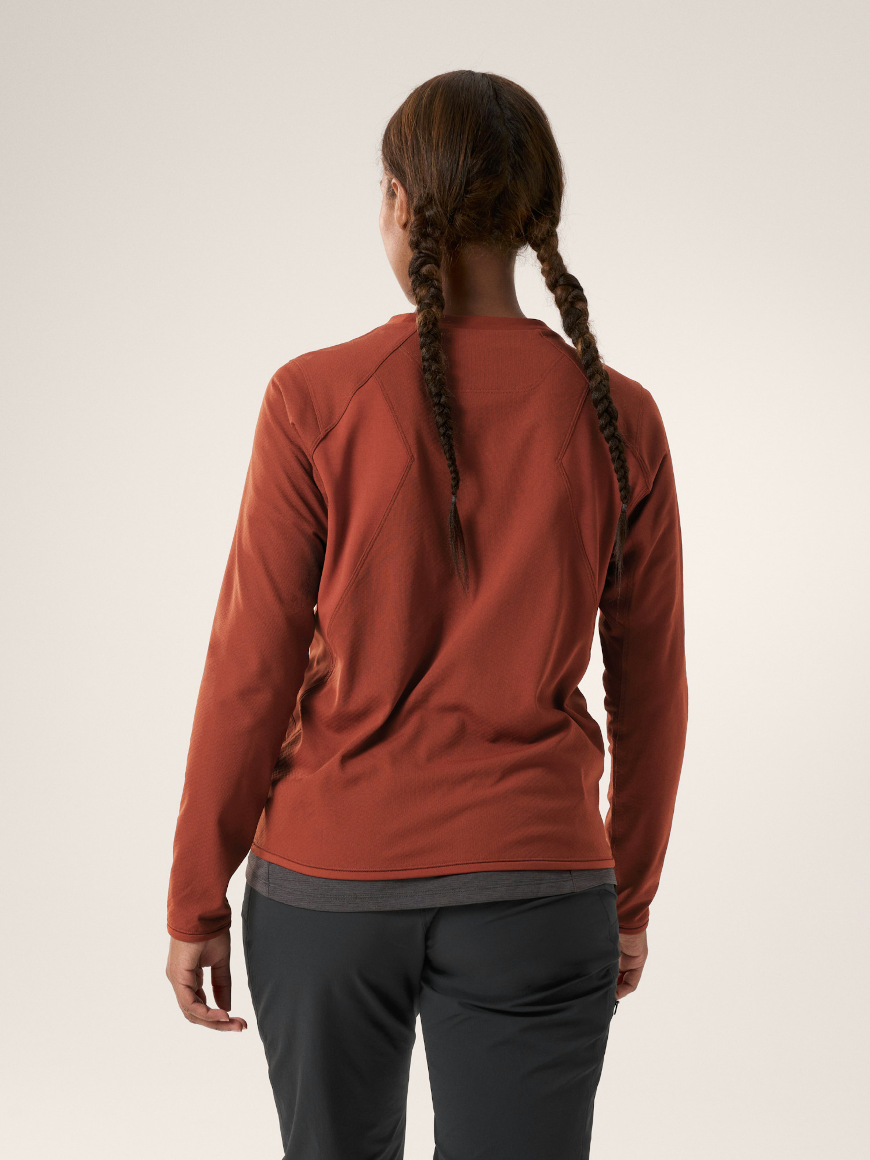 Delta Crew Neck Pullover Women's Sequoia Back View
