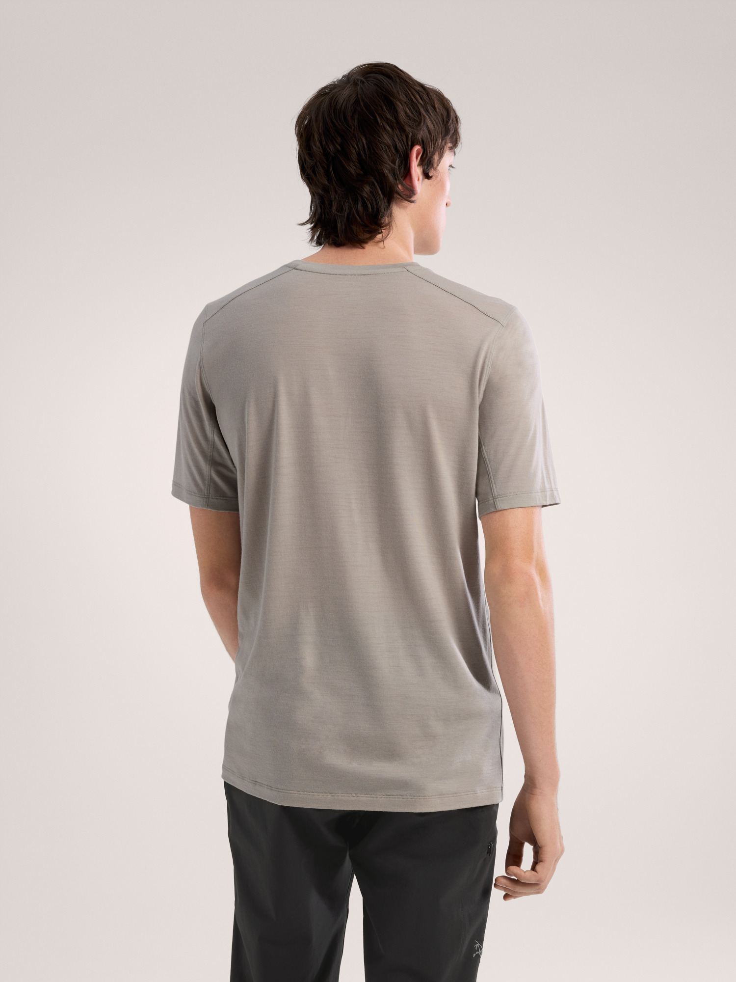 Ionia Merino Wool Arc'Word Logo Shirt SS Rune / Euphoria Back View