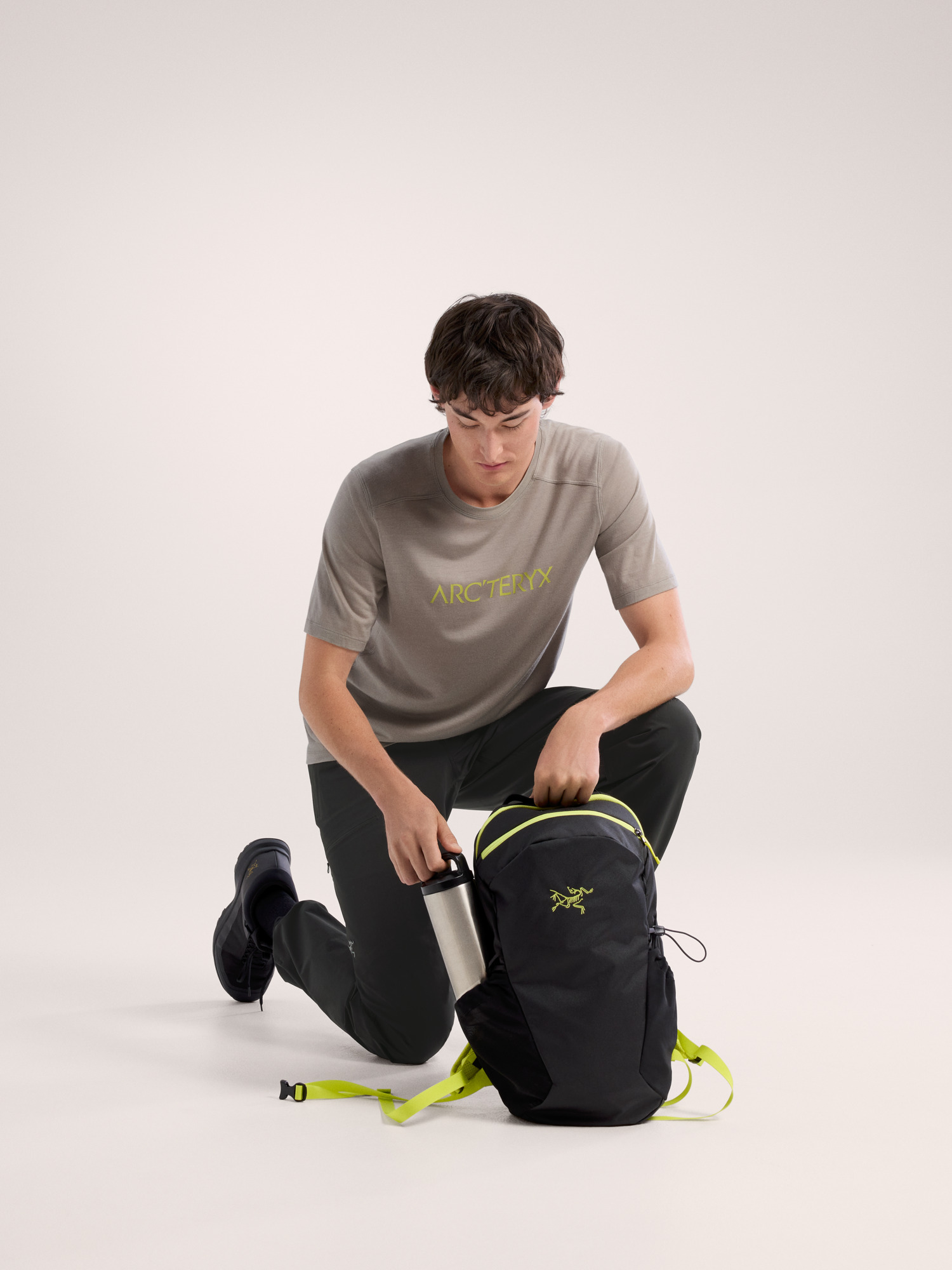 Ionia Merino Wool Arc'Word Logo Shirt SS Rune / Euphoria Full Body