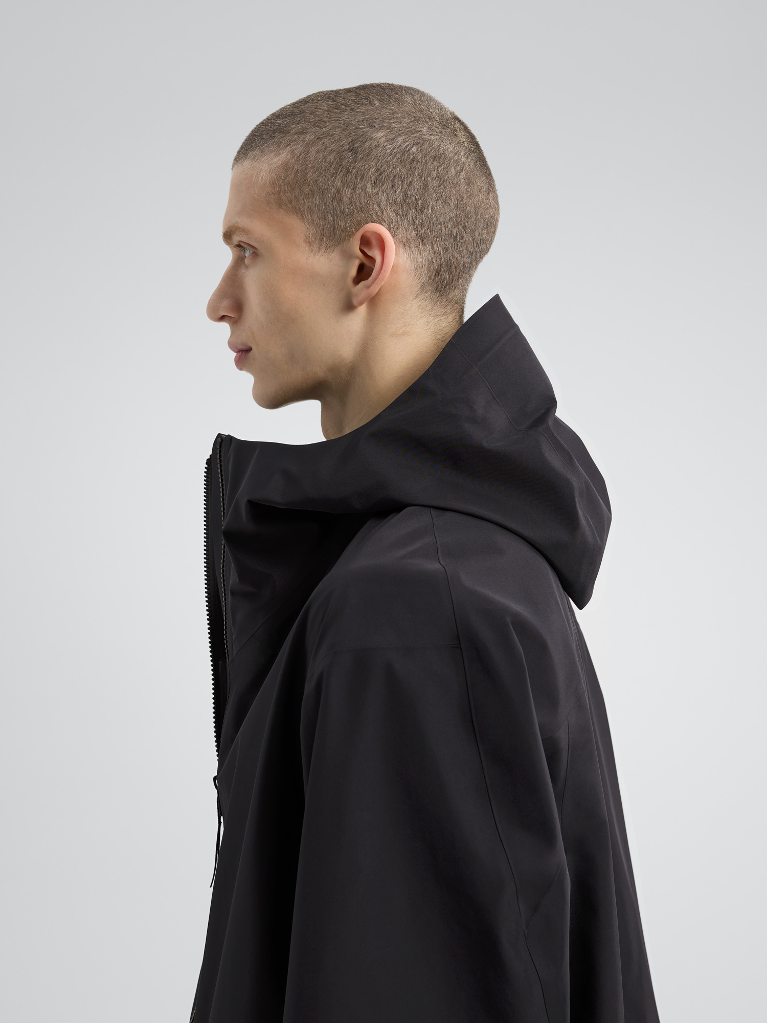 Monitor Coat Black Detail 2