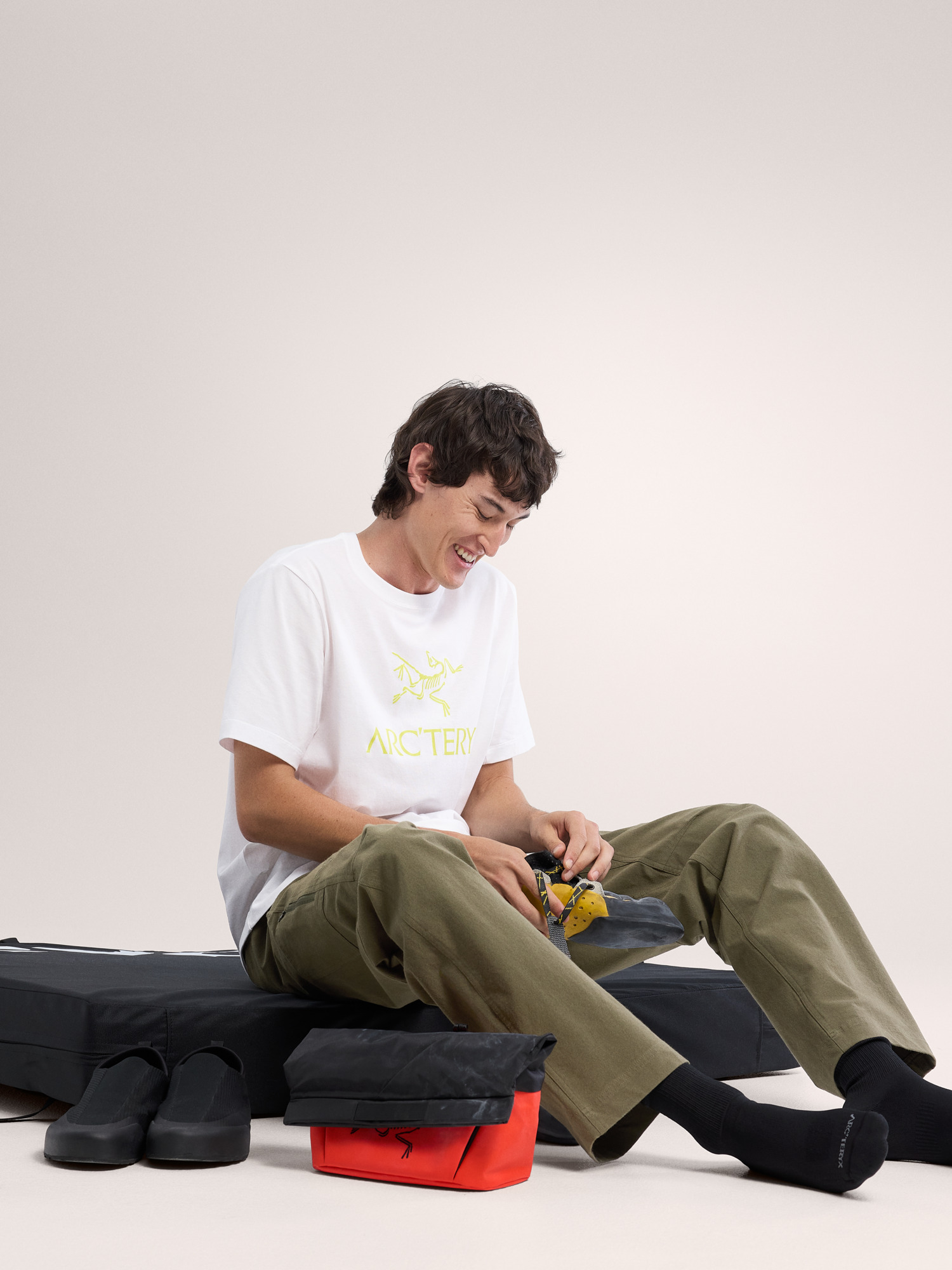 Arc'Word Logo Shirt SS White Light Hover