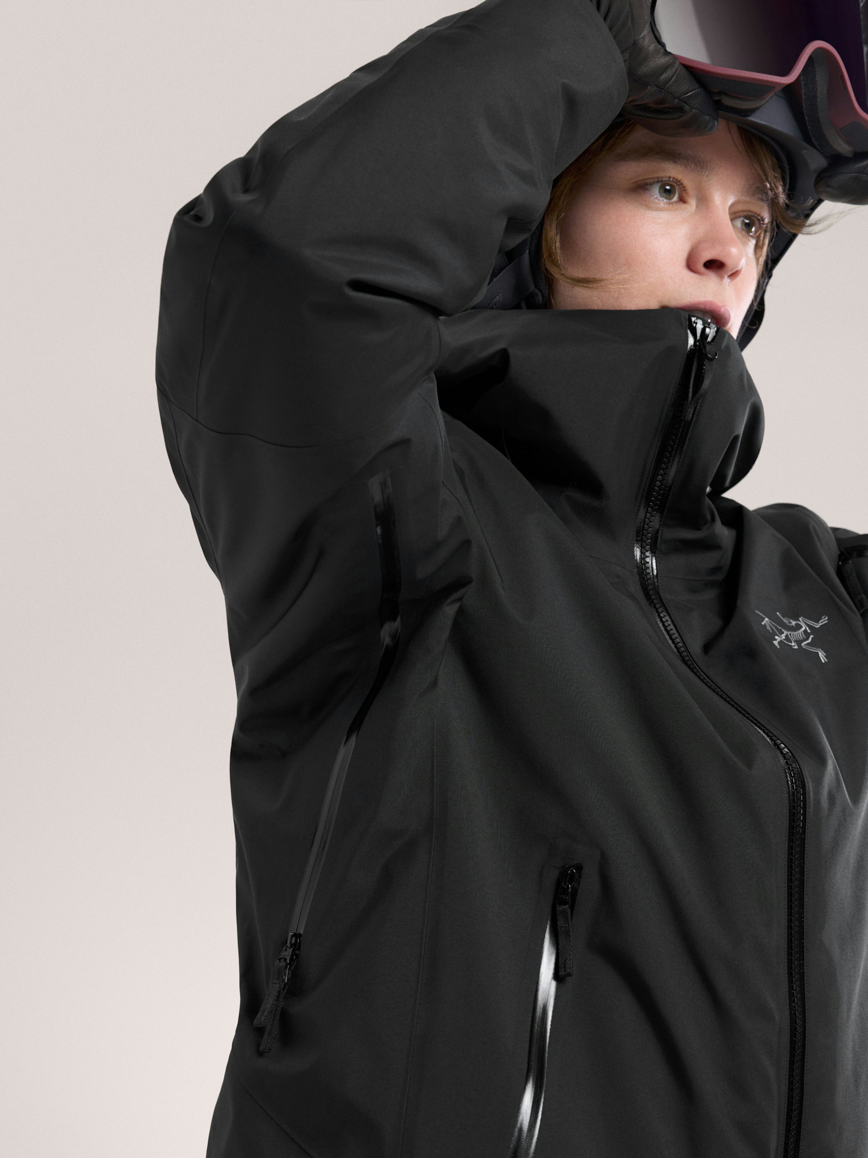 Sentinel Insulated Jacket Women's Black Pit Zip