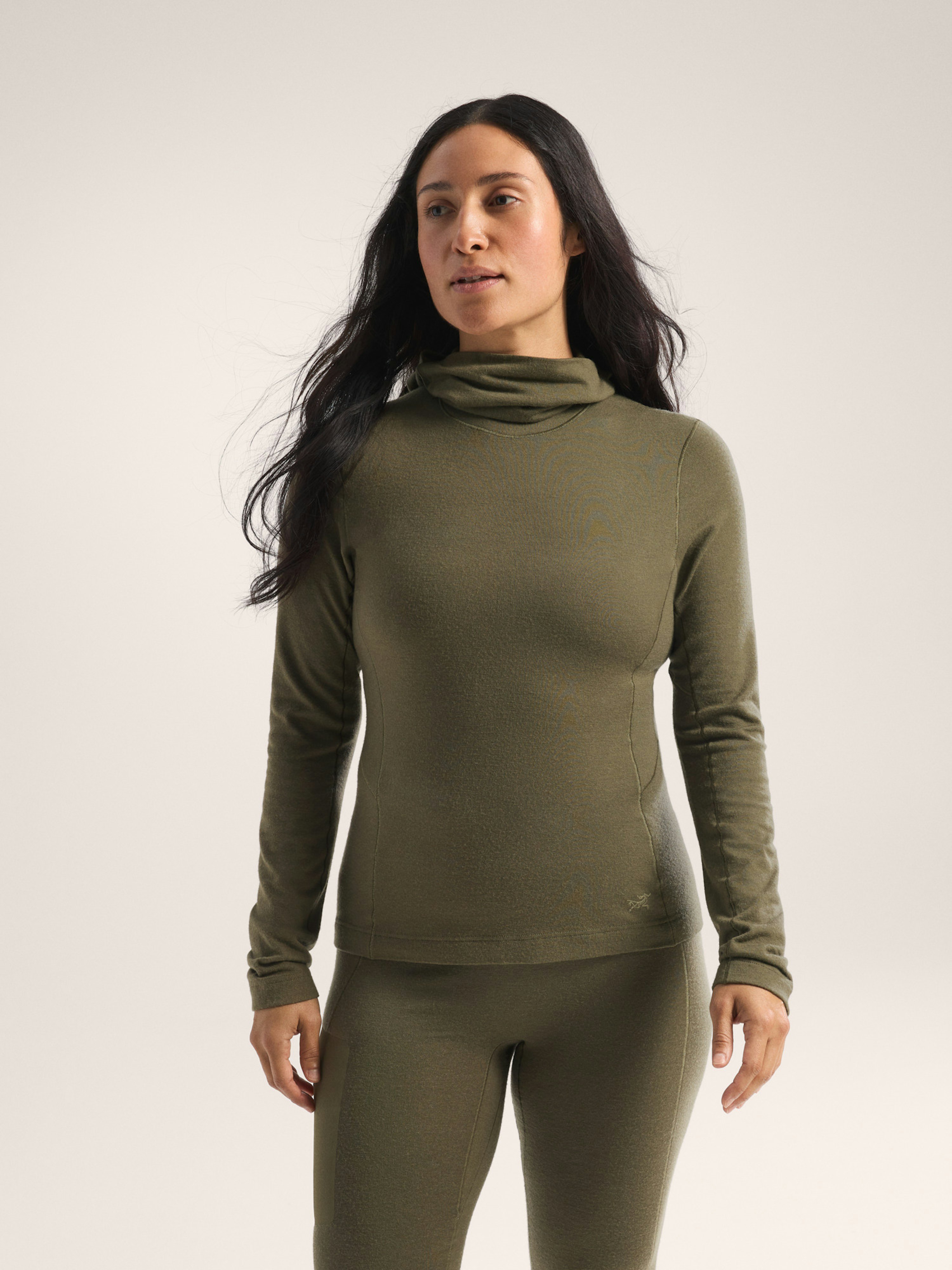 Satoro Merino Wool Hoody Women's Tatsu Front View