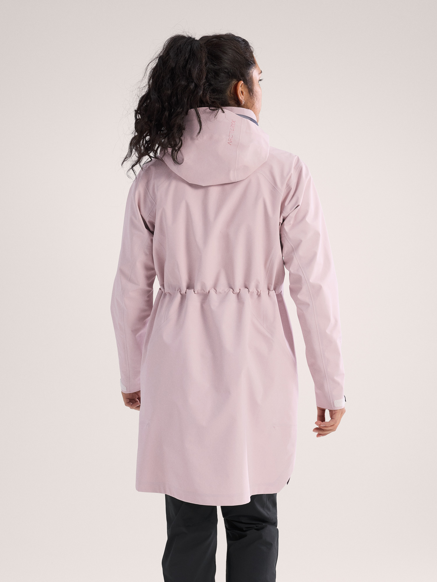 Beta Coat Women's Alpine Rose Back View