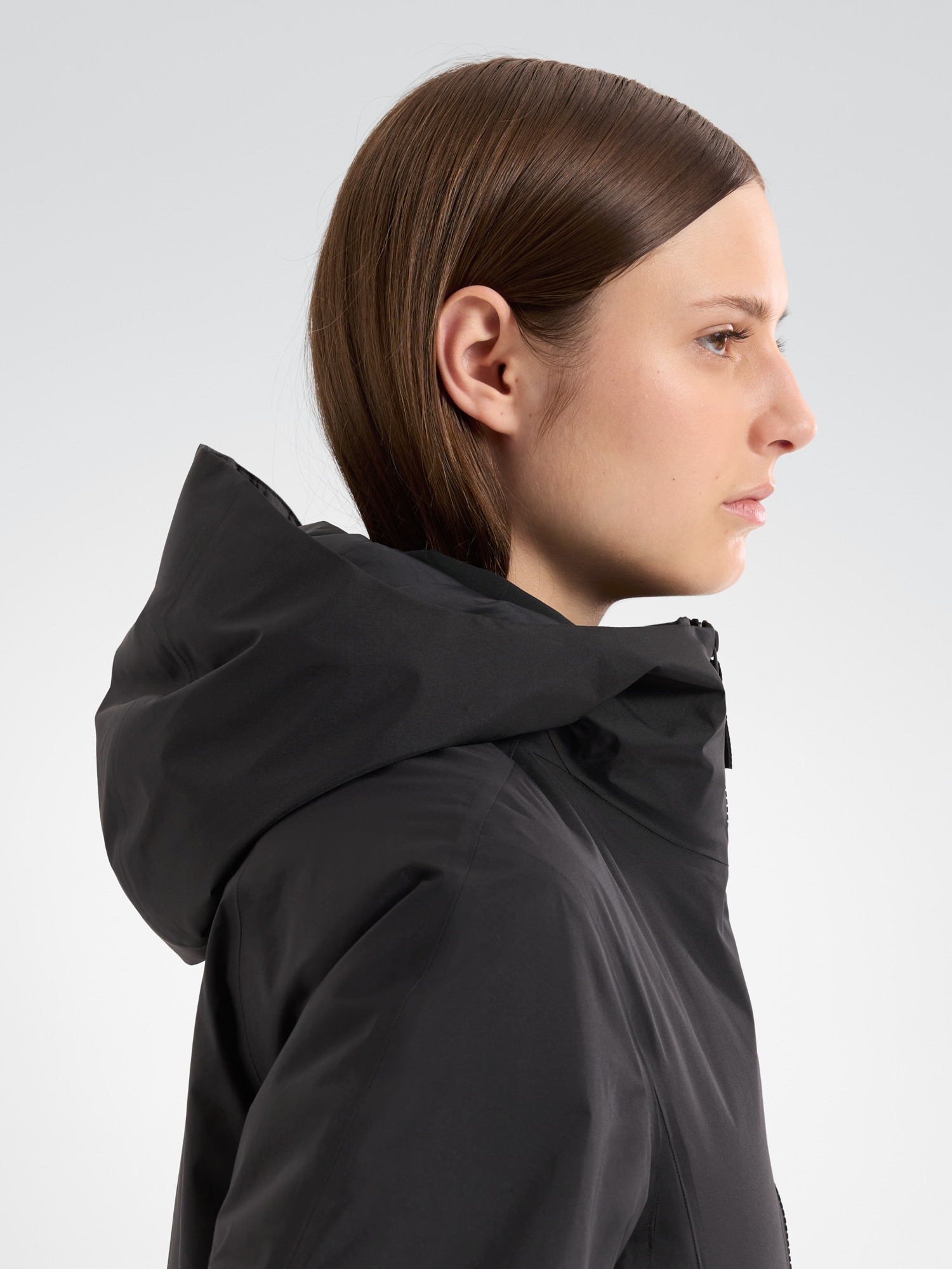 Entasis Insulated Coat Women's Black Detail 1