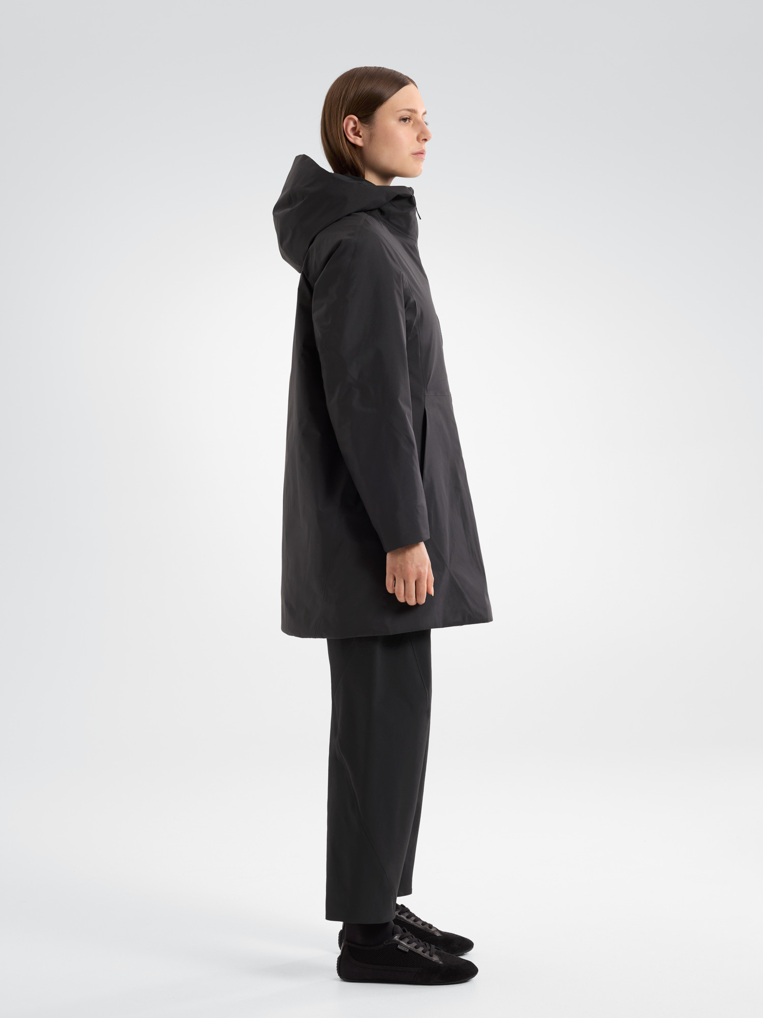 Entasis Insulated Coat Women's Black Side View