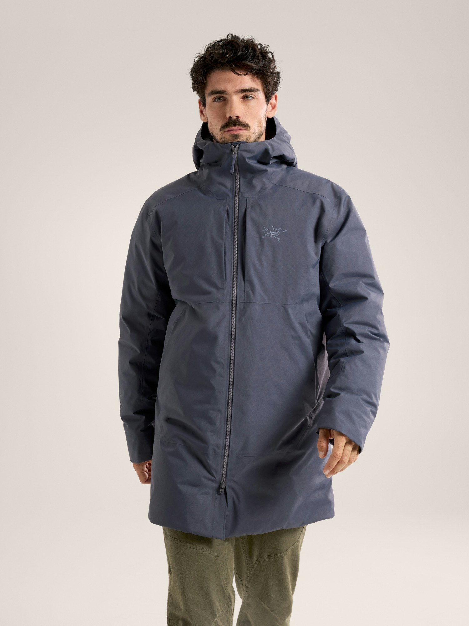 info-1-1 Ralle Down Parka Dk Stratus Front View
