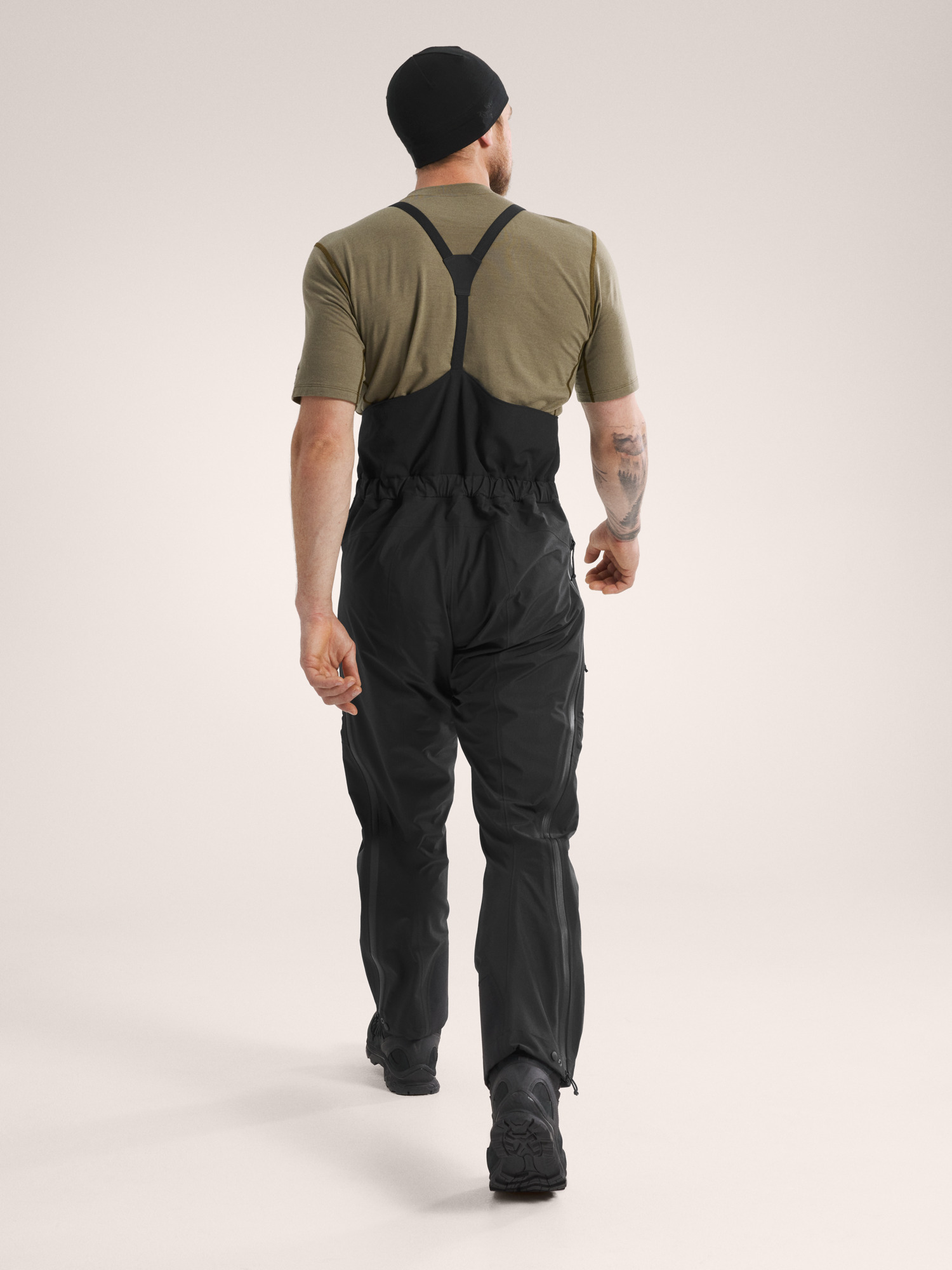 Alpha Bib Pant Gen 2 Black Back View