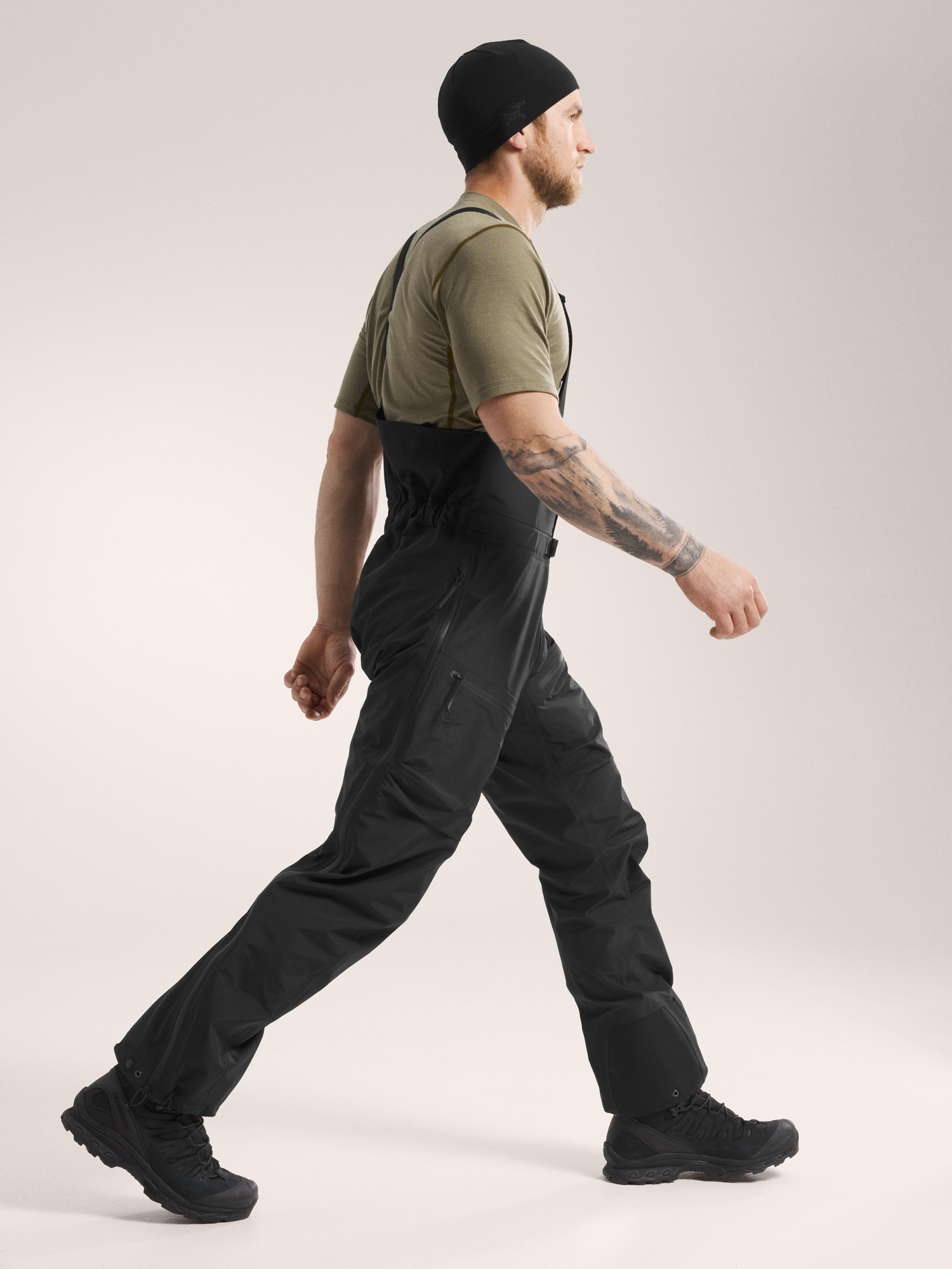 Alpha Bib Pant Gen 2 Black Side View