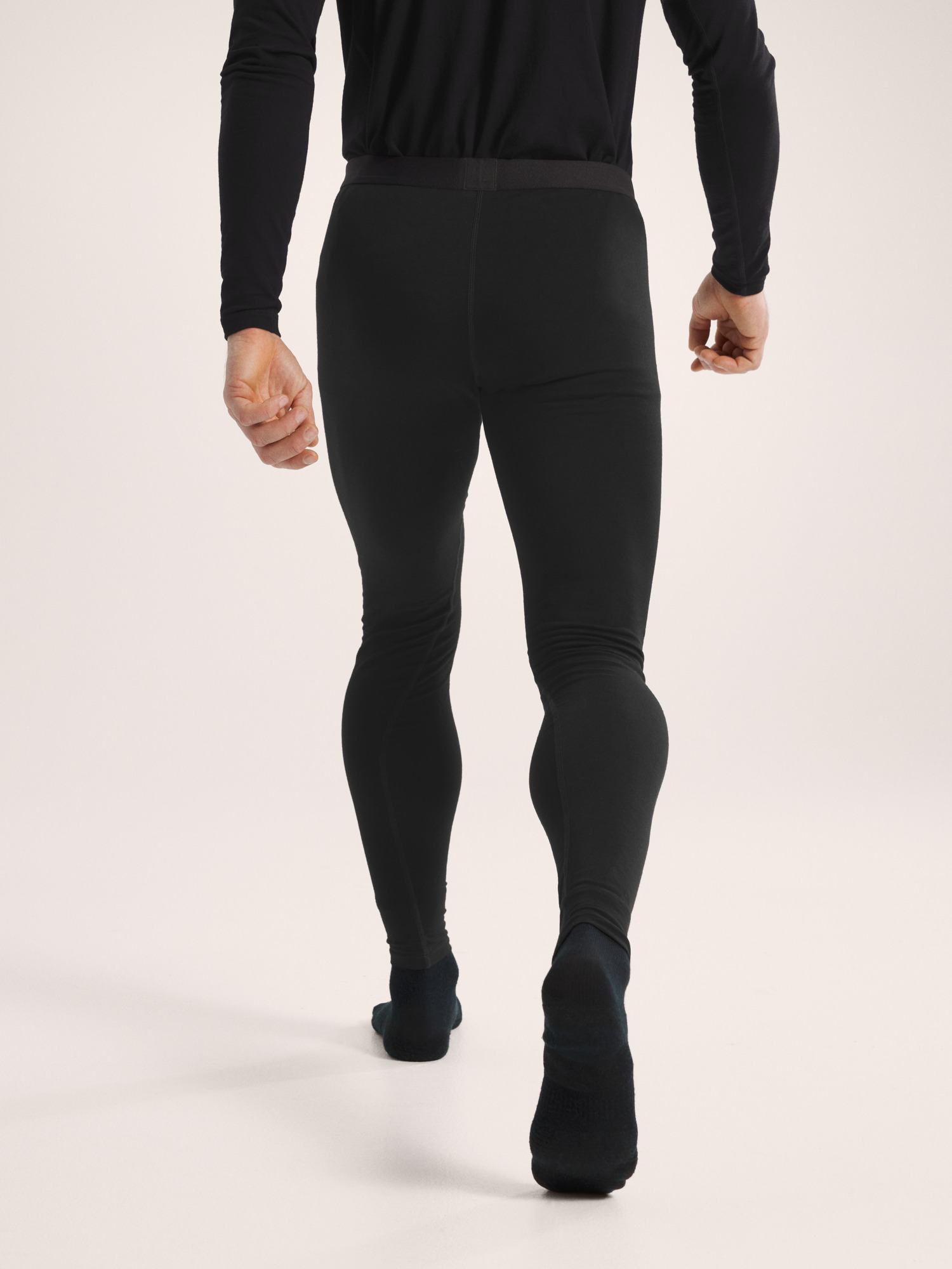 Cold WX Bottom AR Wool Black Back View