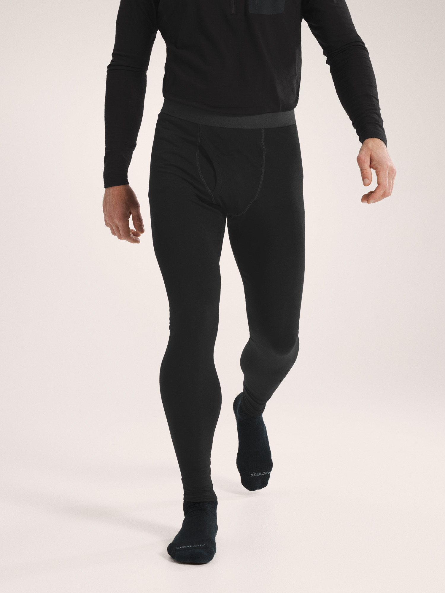 Cold WX Bottom AR Wool Black Front View