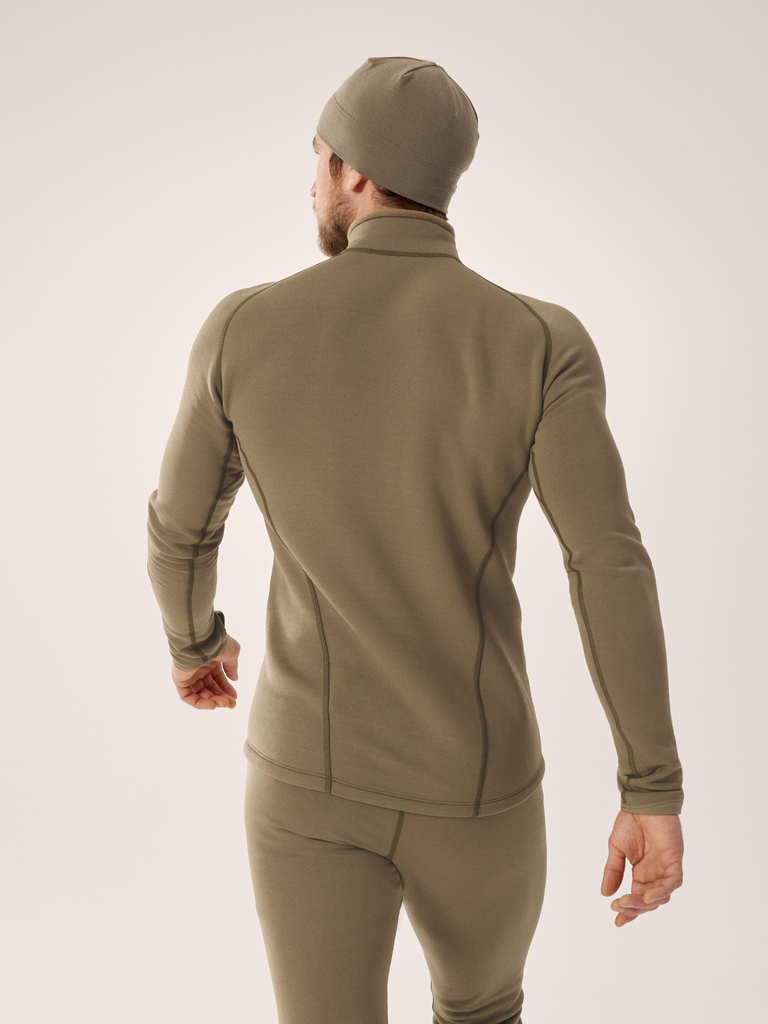 Cold WX Zip Neck SV Crocodile Back View