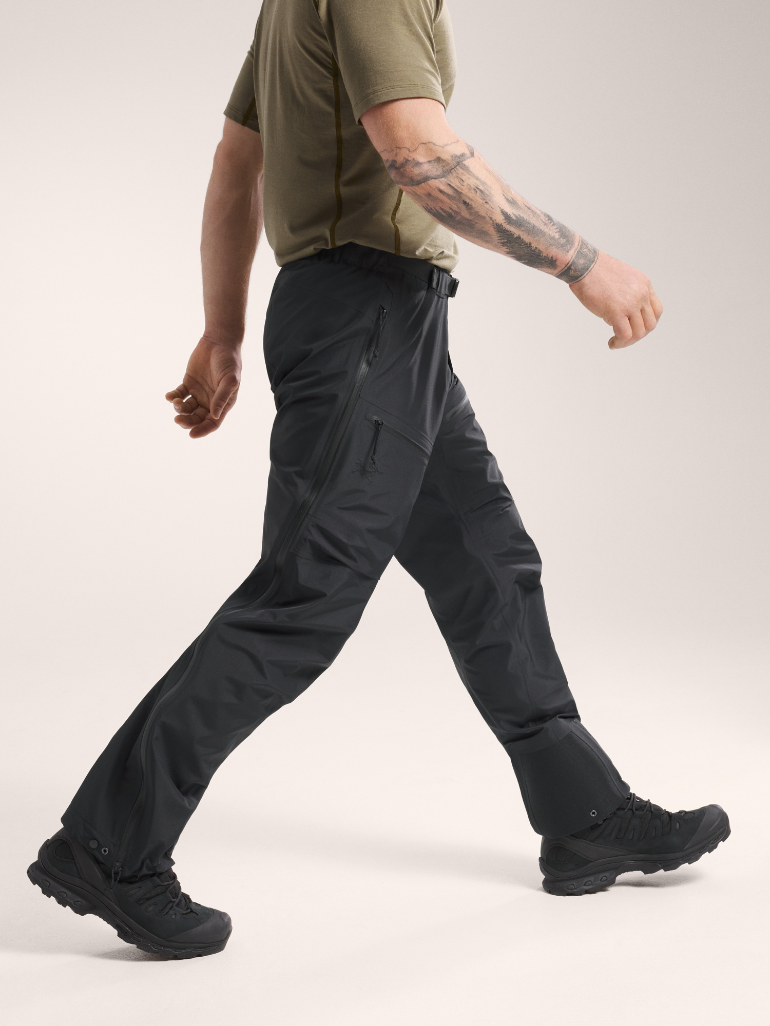 Alpha Pant Gen 2 Black Side View