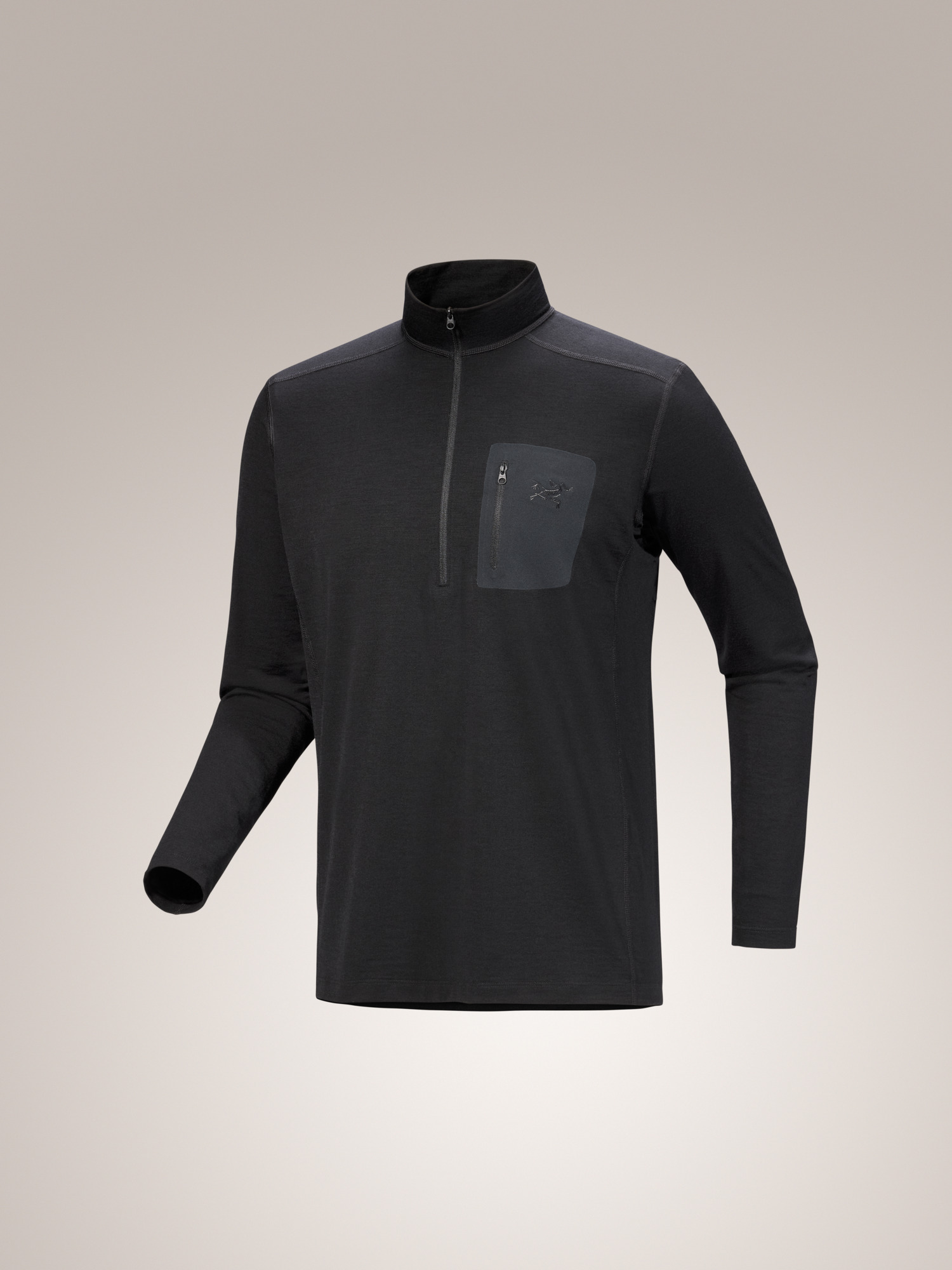 Cold WX Zip Neck AR - Wool Men's