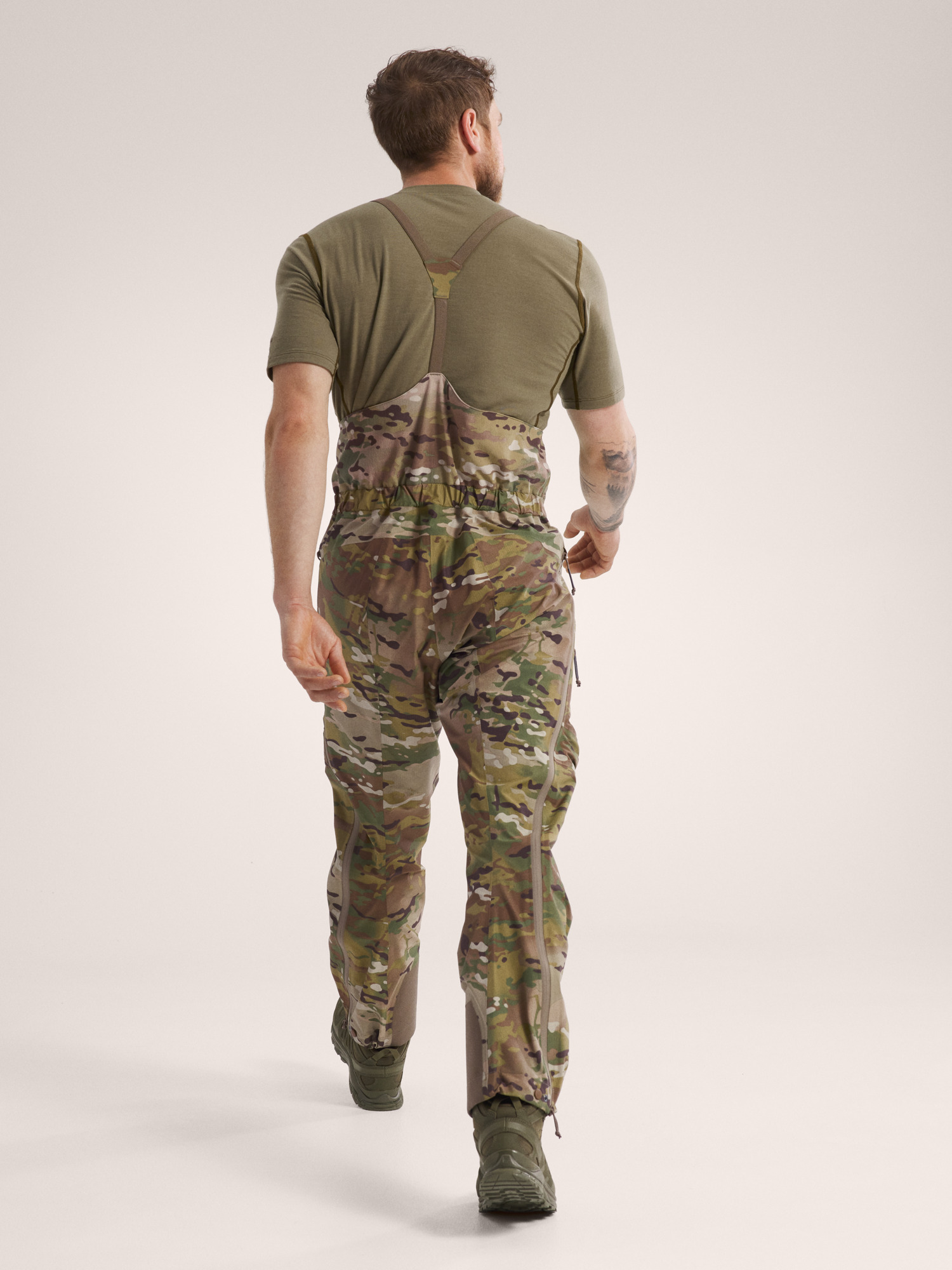 Alpha Bib Pant MultiCam Gen 2 Multicam Back View