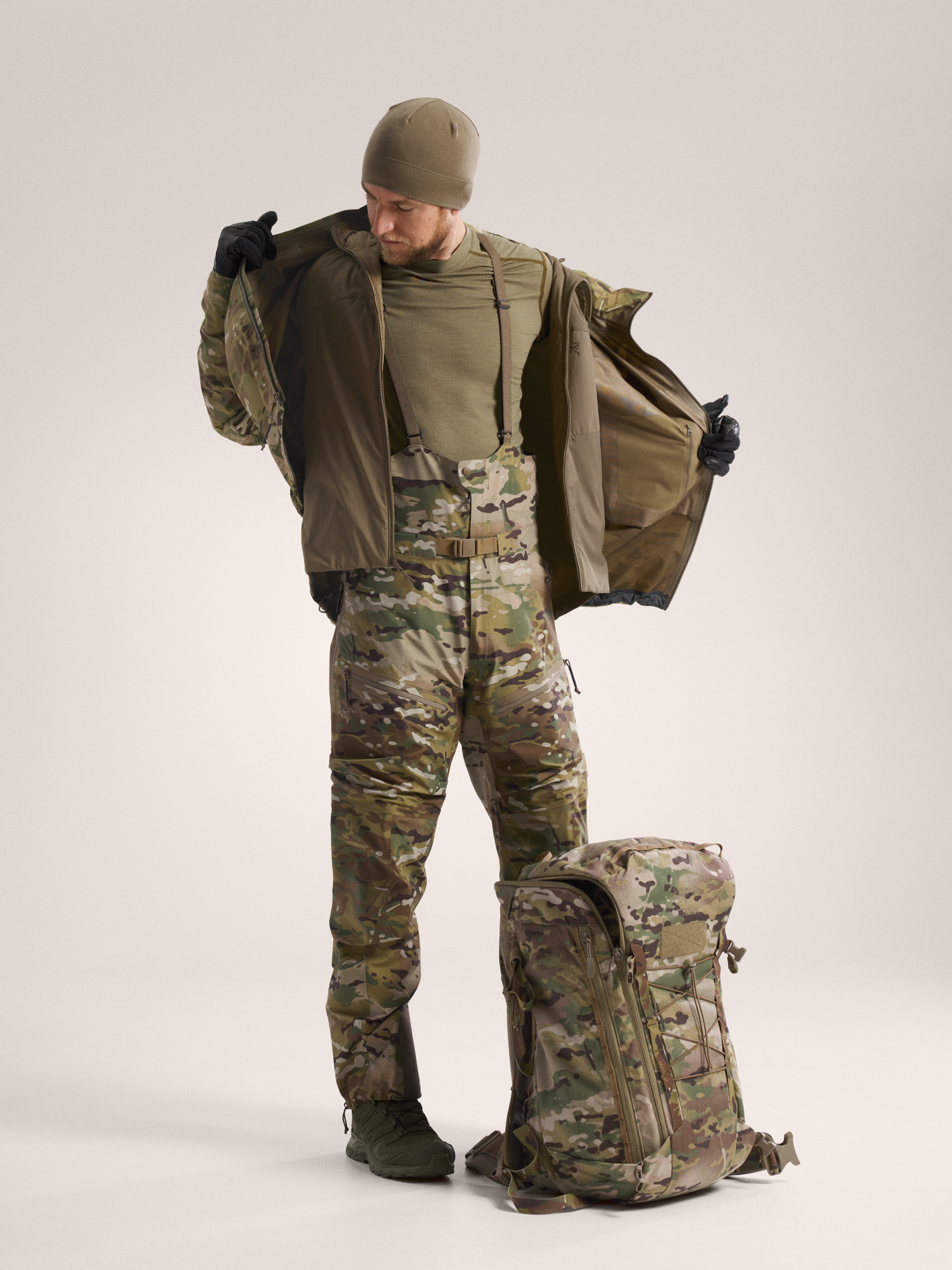 Alpha Bib Pant MultiCam Gen 2 Multicam Hover