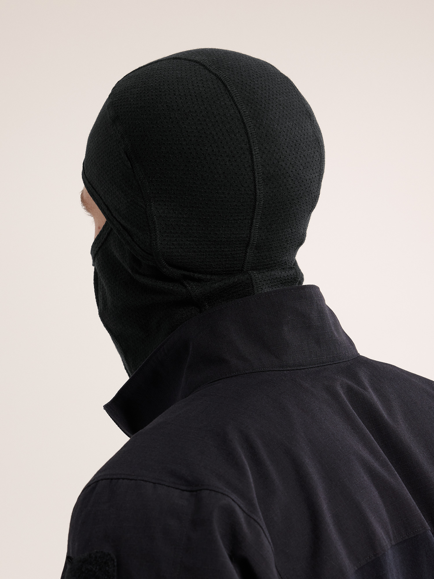 Assault Balaclava FR Black Gen 2 Black Back View
