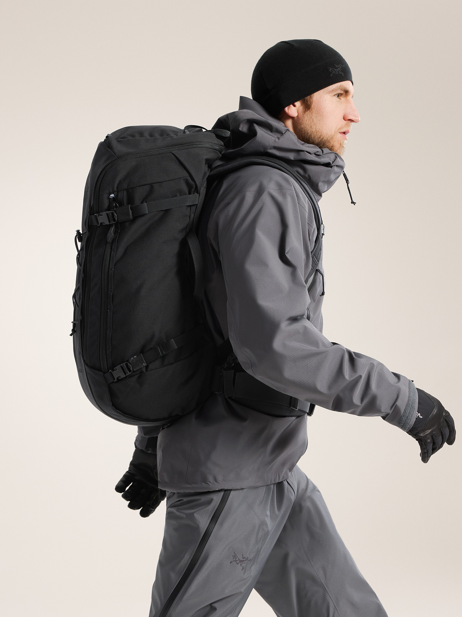 Assault Pack 45 Black Side View