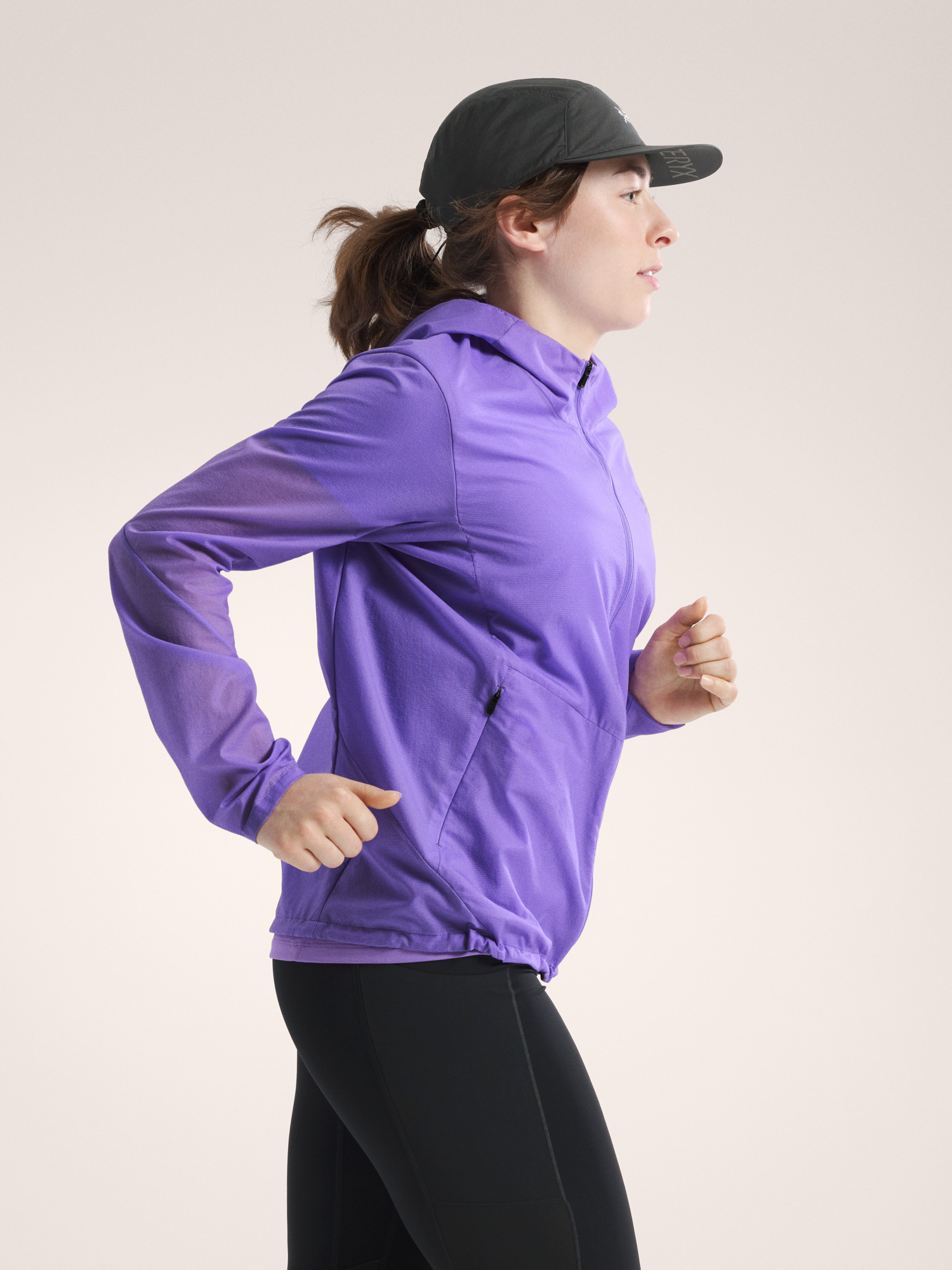 Incendo Airshell Hoody Women's Aster Side View