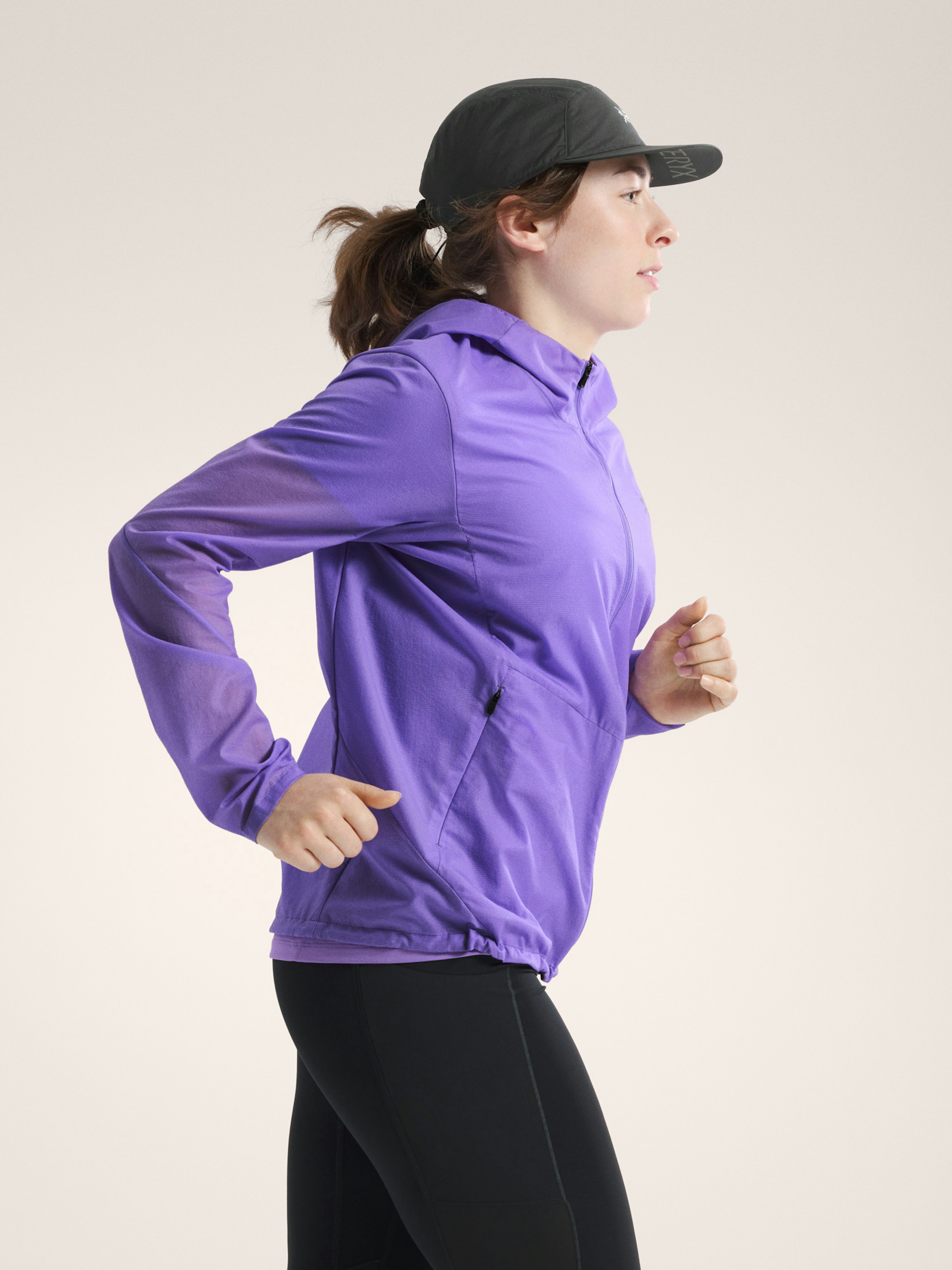 Incendo Airshell Hoody Women's Aster Side View