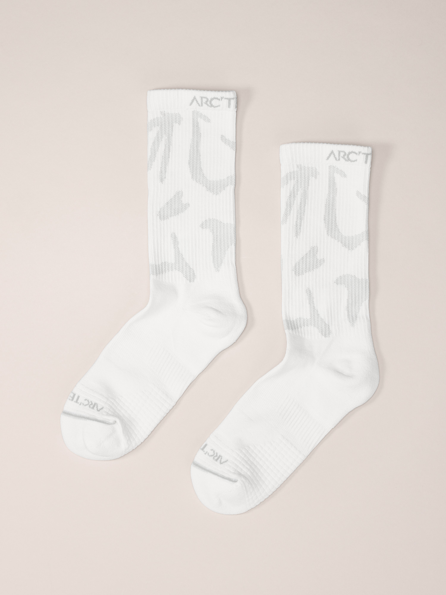 Synthetic Mid Grotto Sock White/Pearl Gray Hover