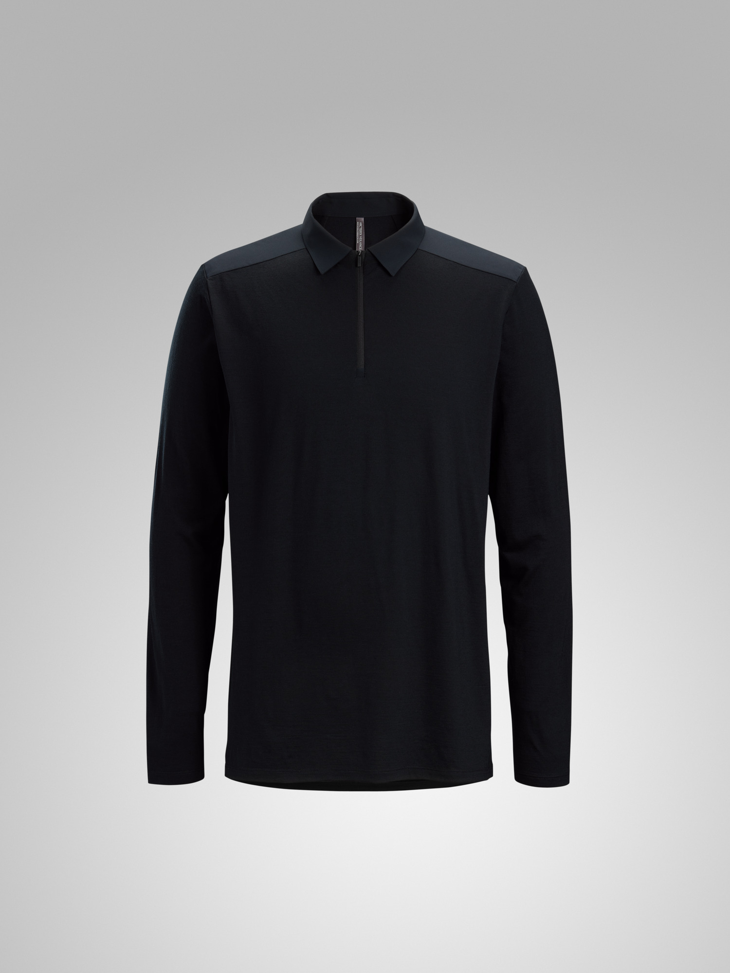 Frame Polo Shirt LS Black 