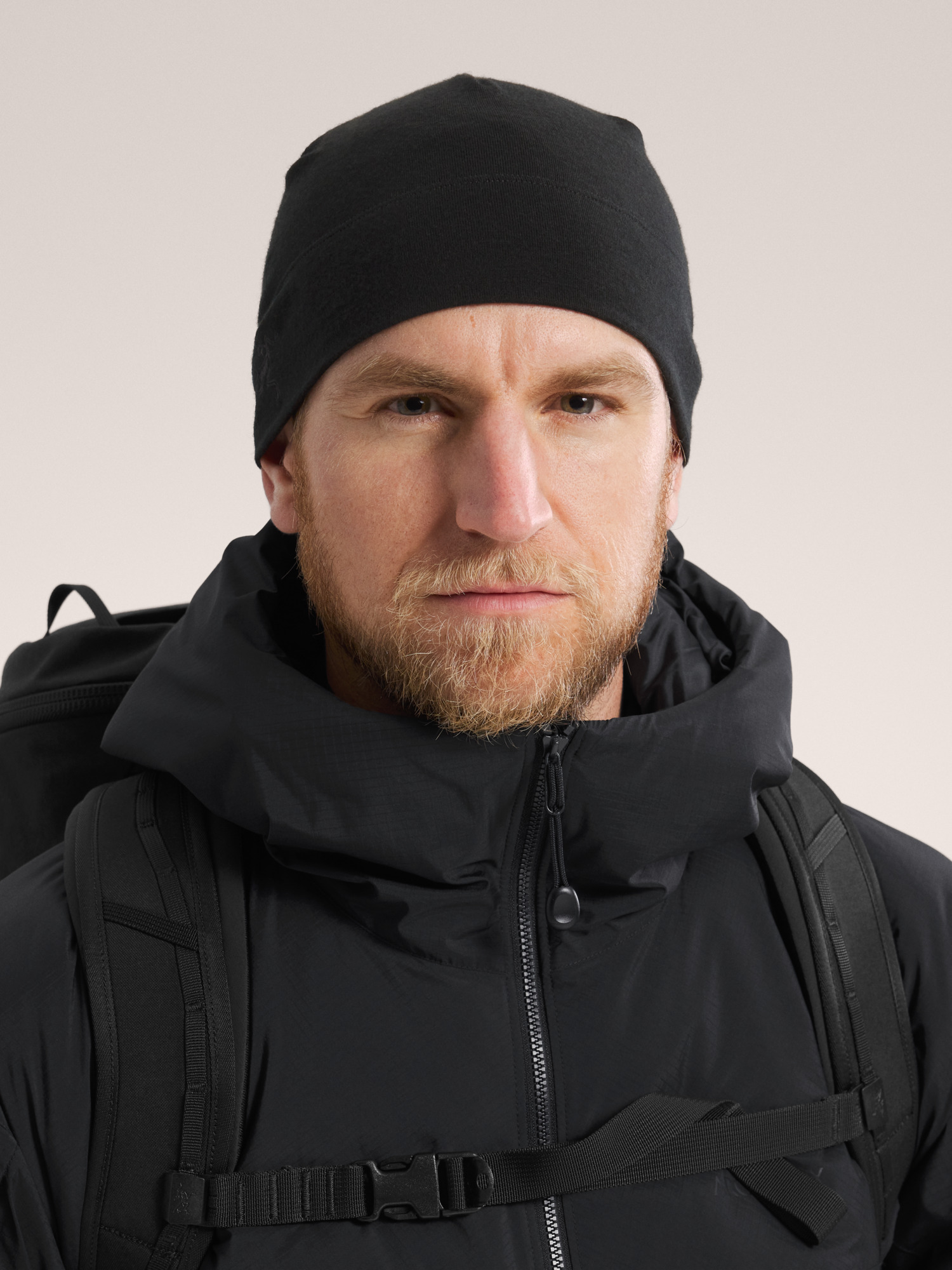 Cold WX Beanie AR Wool Black Front View