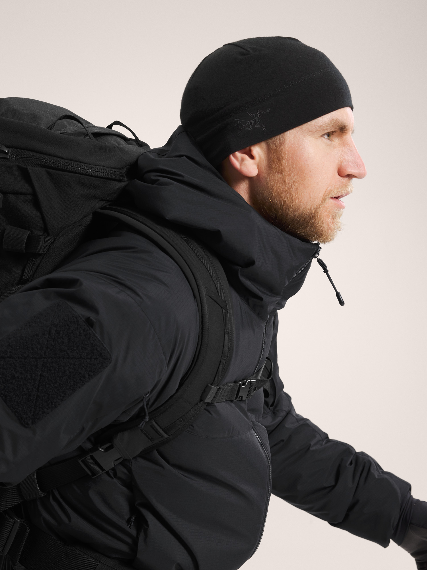 Cold WX Beanie AR Wool Black Hover