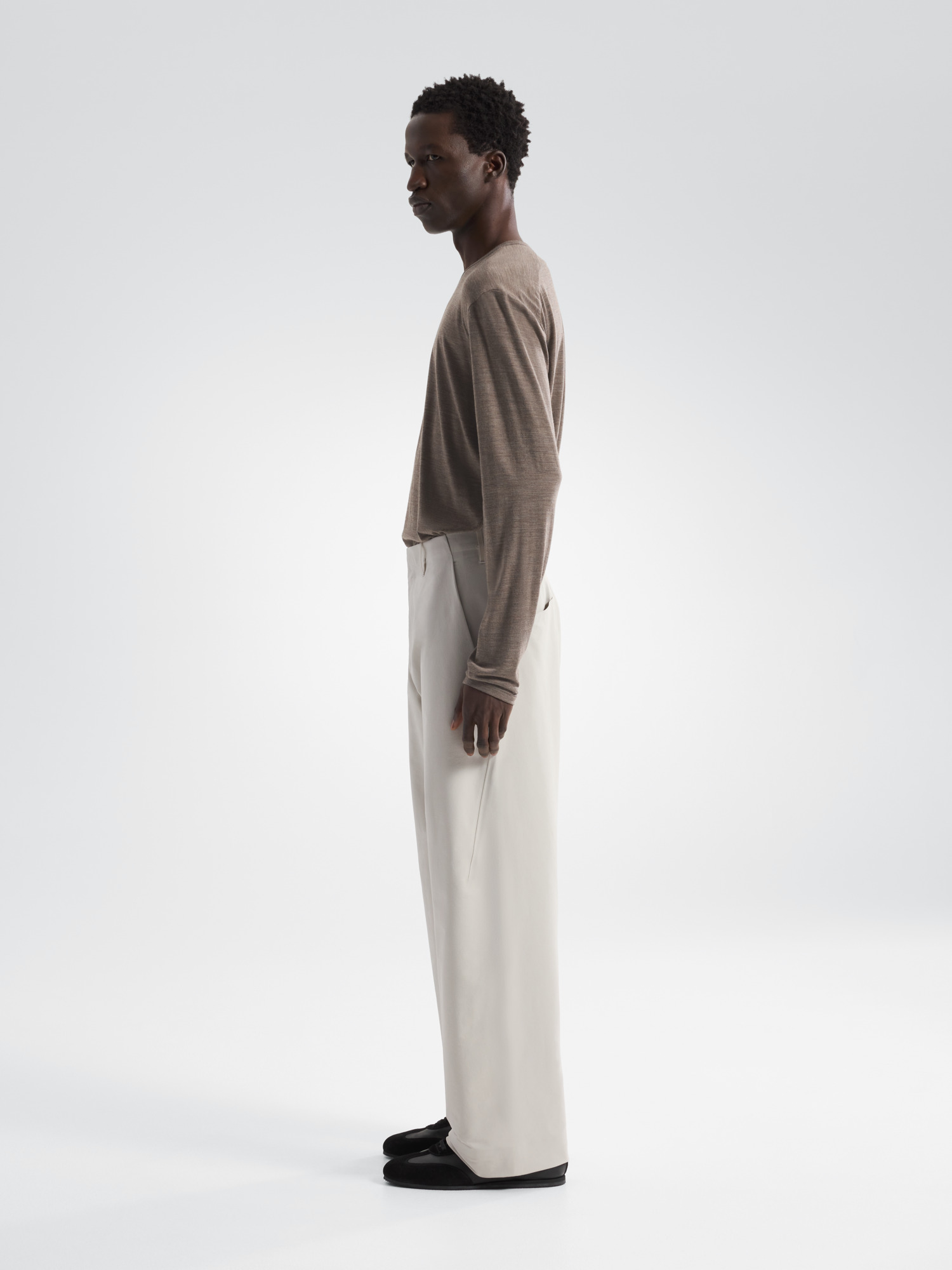 Corbel Pant Dark Cocoon Side View