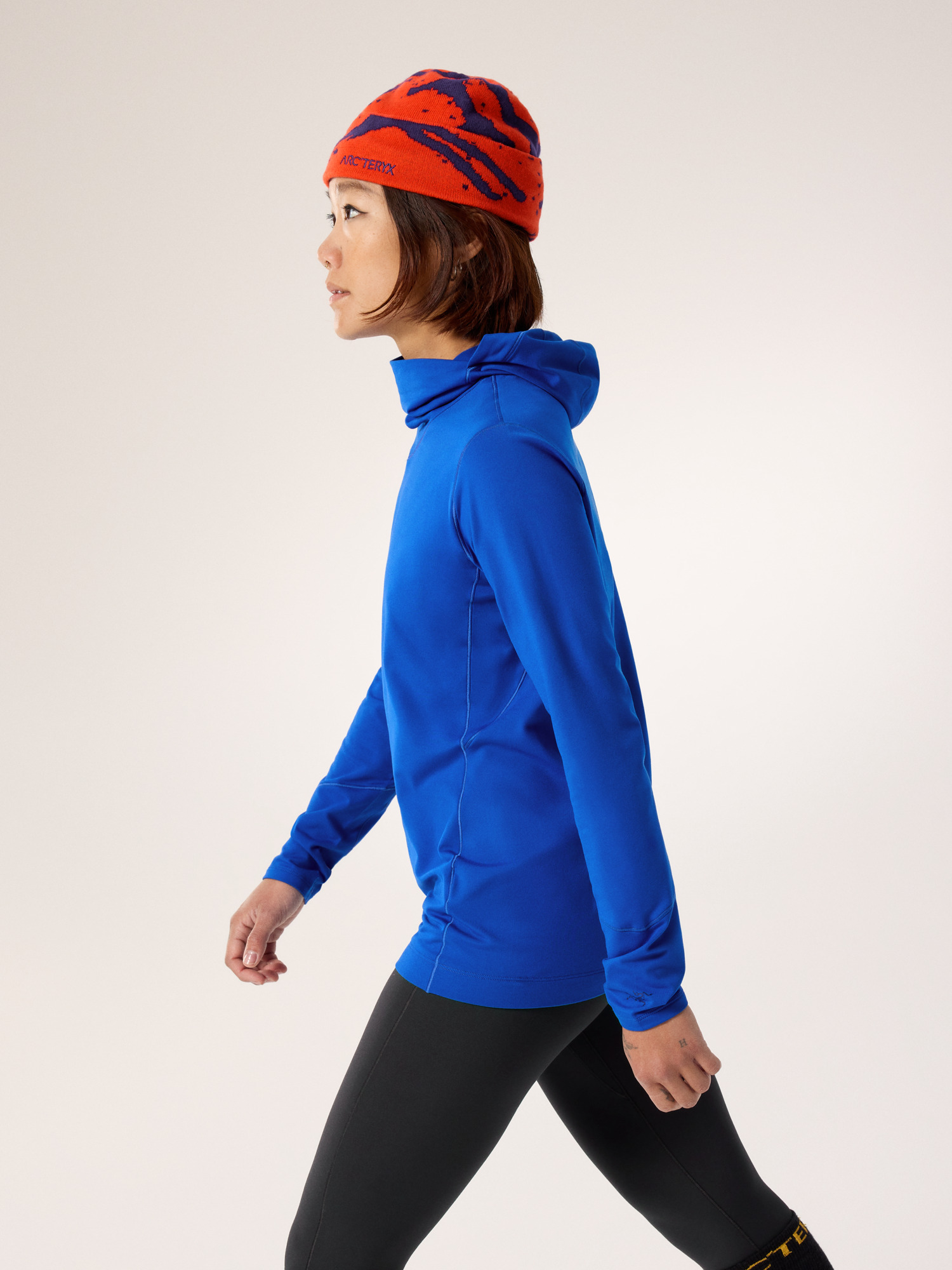 Rho Hoody Women's Vitality Side View