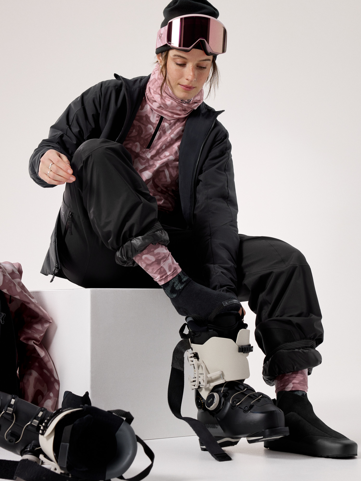 Rho Zip Neck Print Women's Bliss Grottoflage Hover