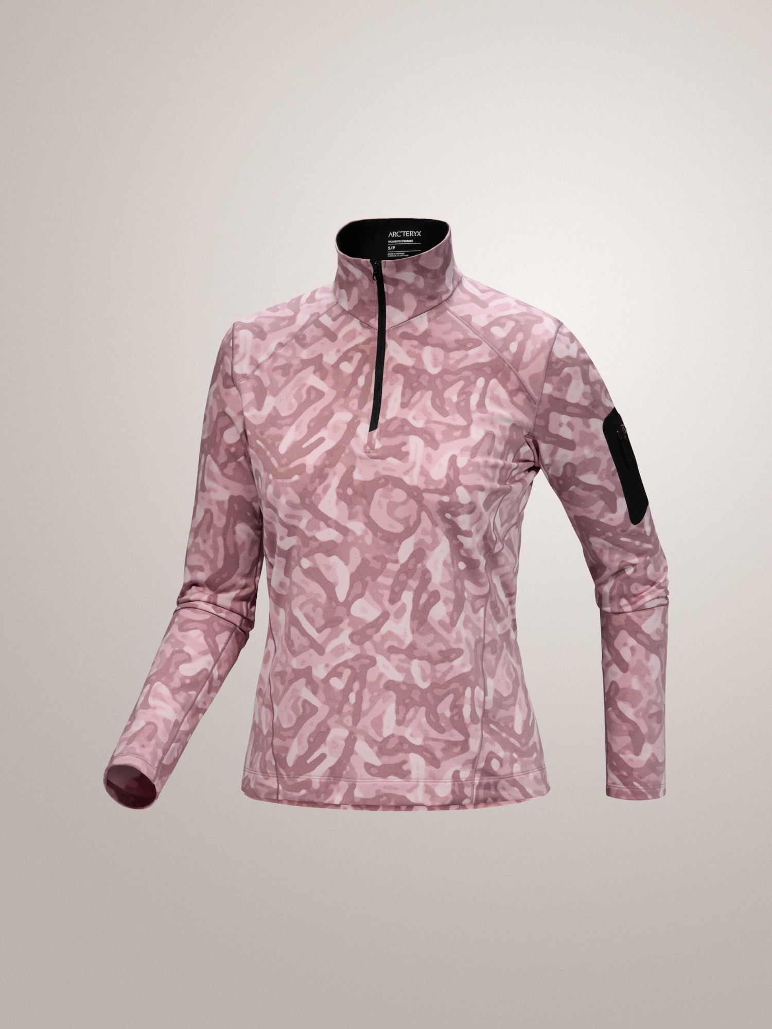 Rho Zip Neck Print Women's Bliss Grottoflage 