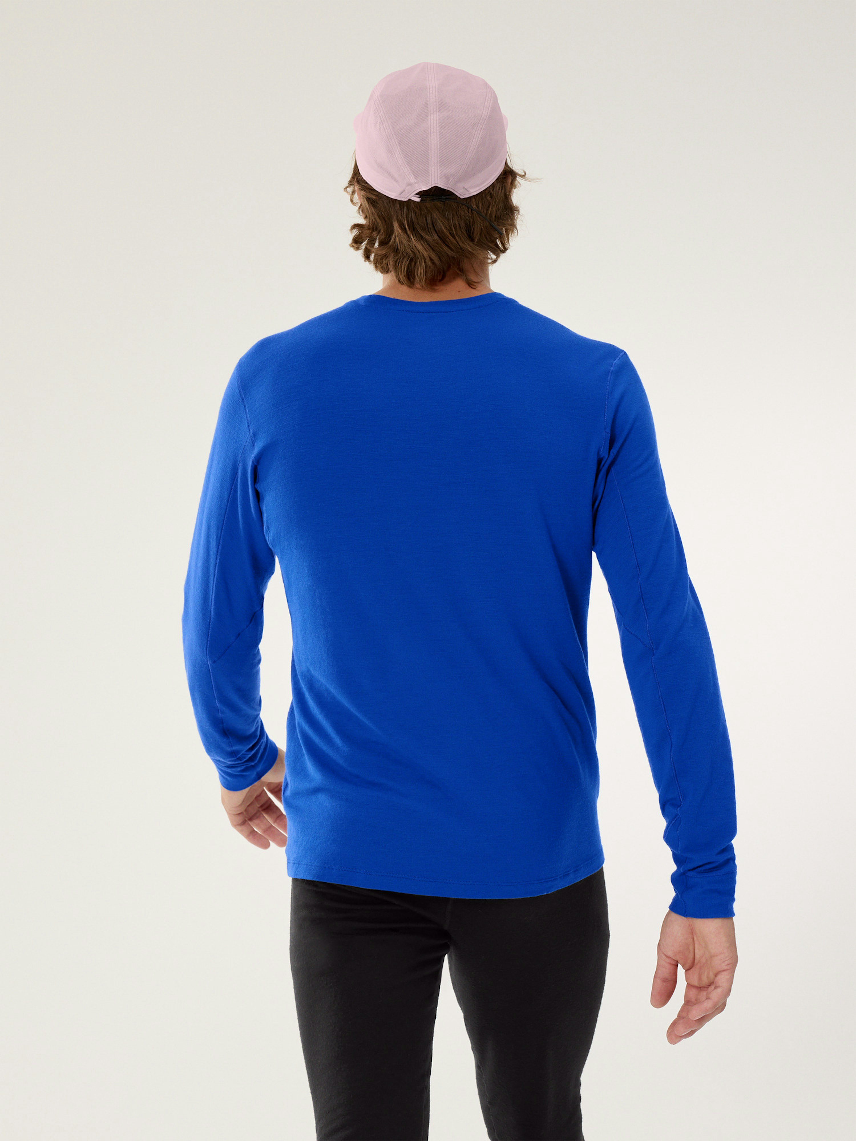 Rho Merino Wool Crew Neck LS Vitality Back View