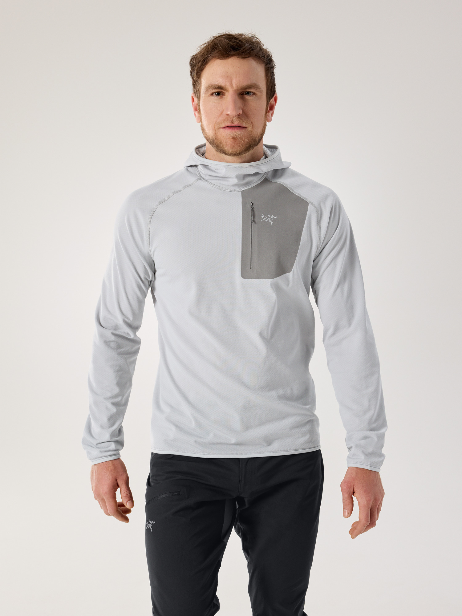 Delta Pullover Hoody Solitude/Void Front View